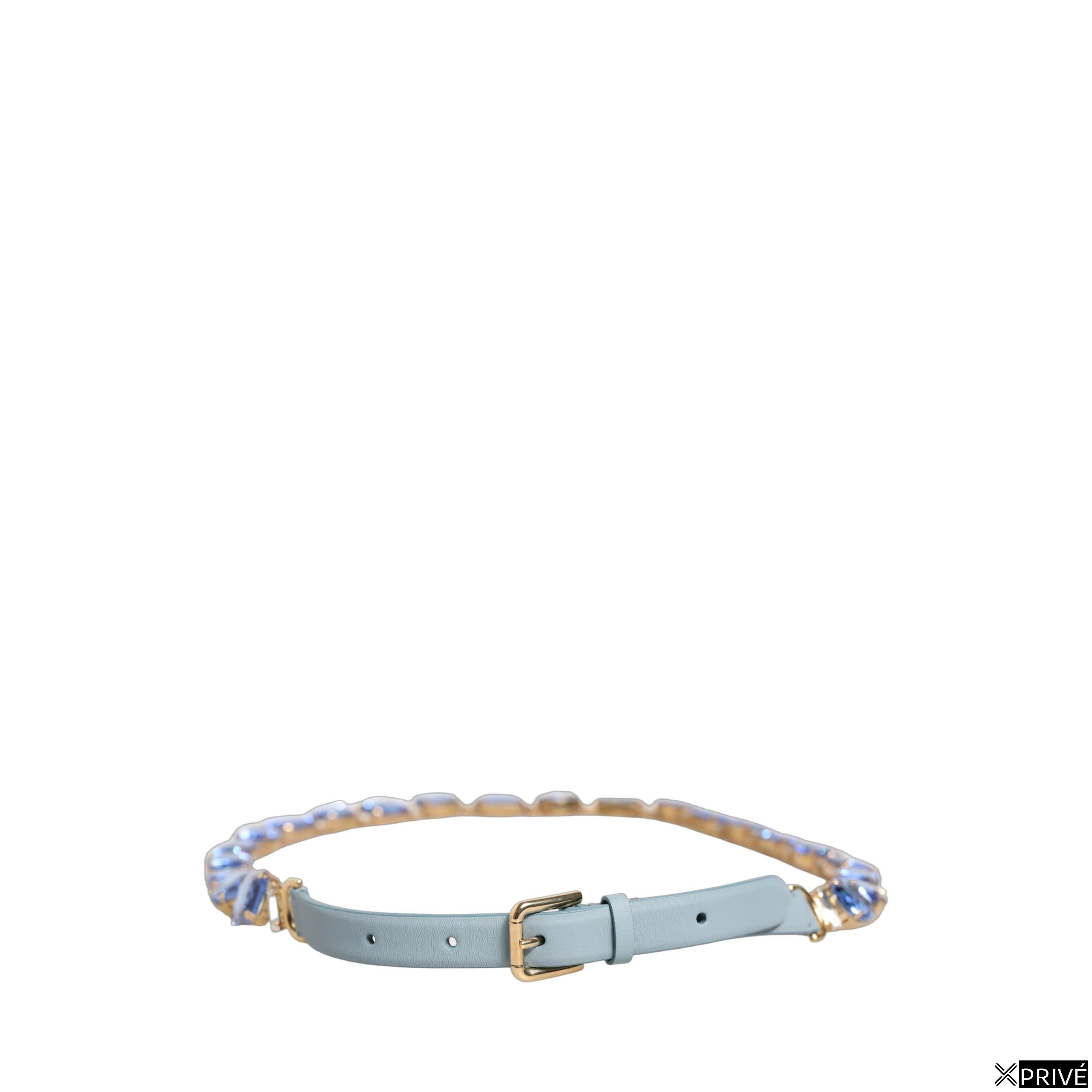 Ceinture bleue en Cuir — 4