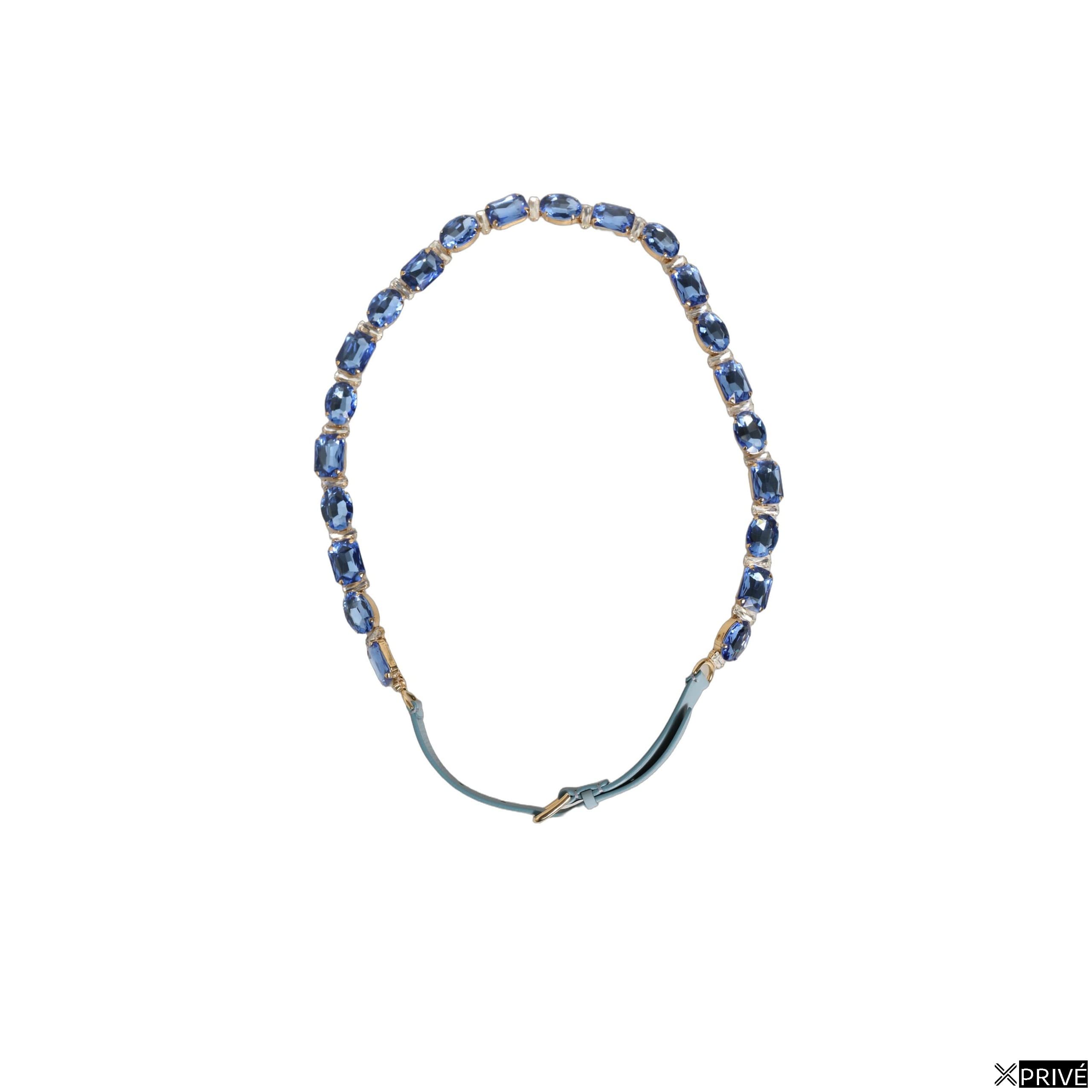Ceinture bleue en Cuir — 5