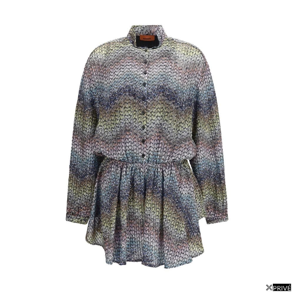 Robe multicolore en Viscose — 1