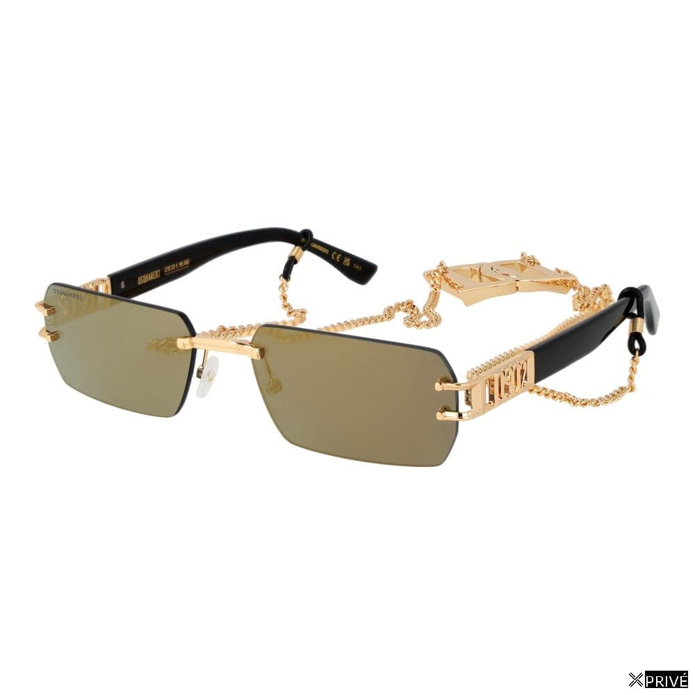Lunettes de soleil dorées — 1