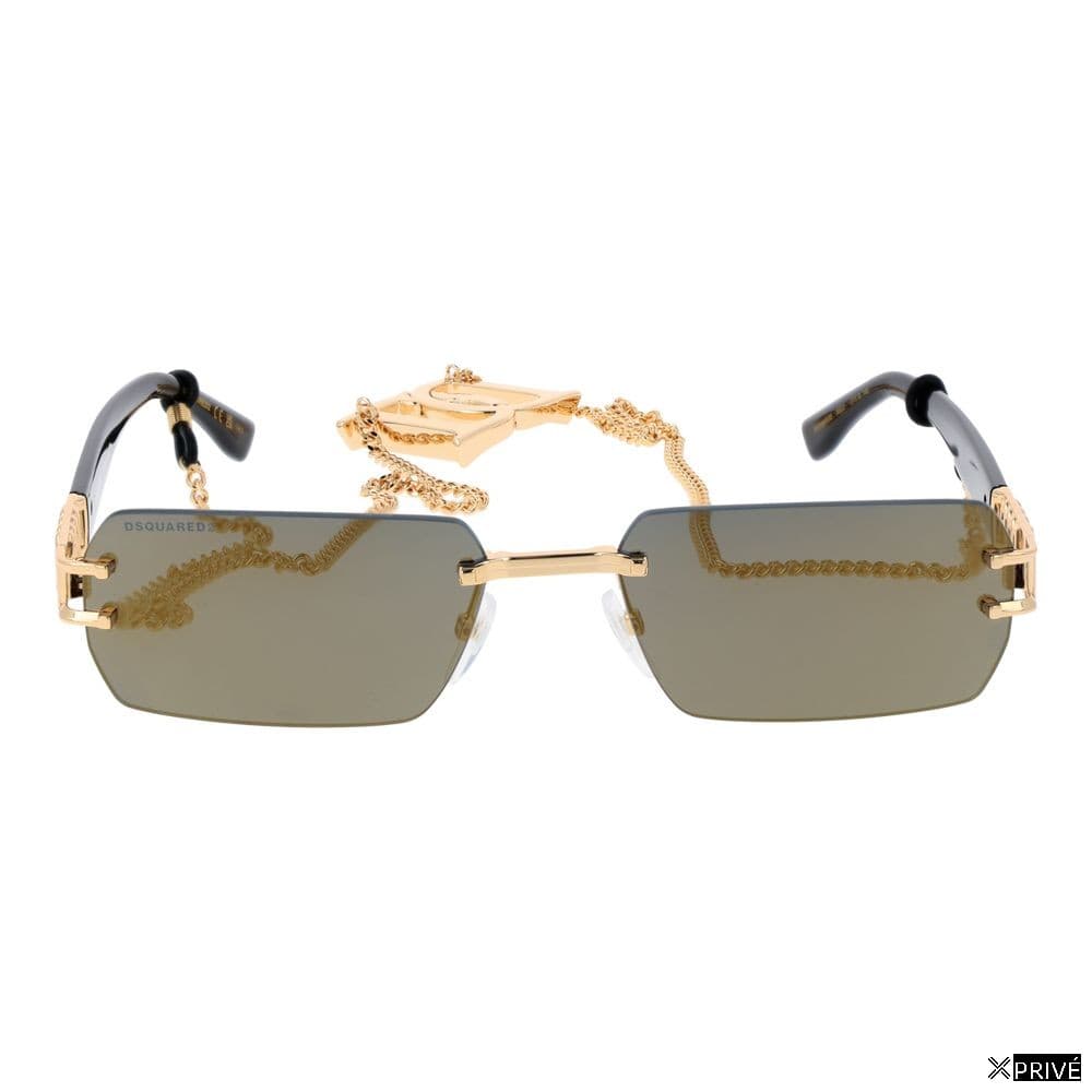 Lunettes de soleil dorées — 2