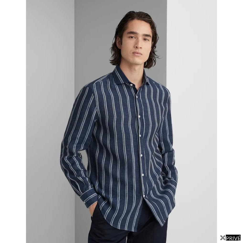 Chemise multicolore en Lin — 1