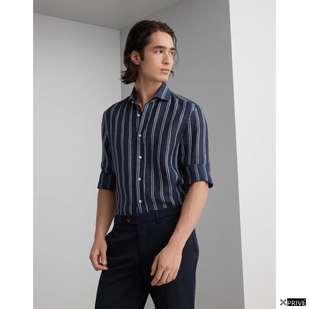 Chemise multicolore en Lin — 5