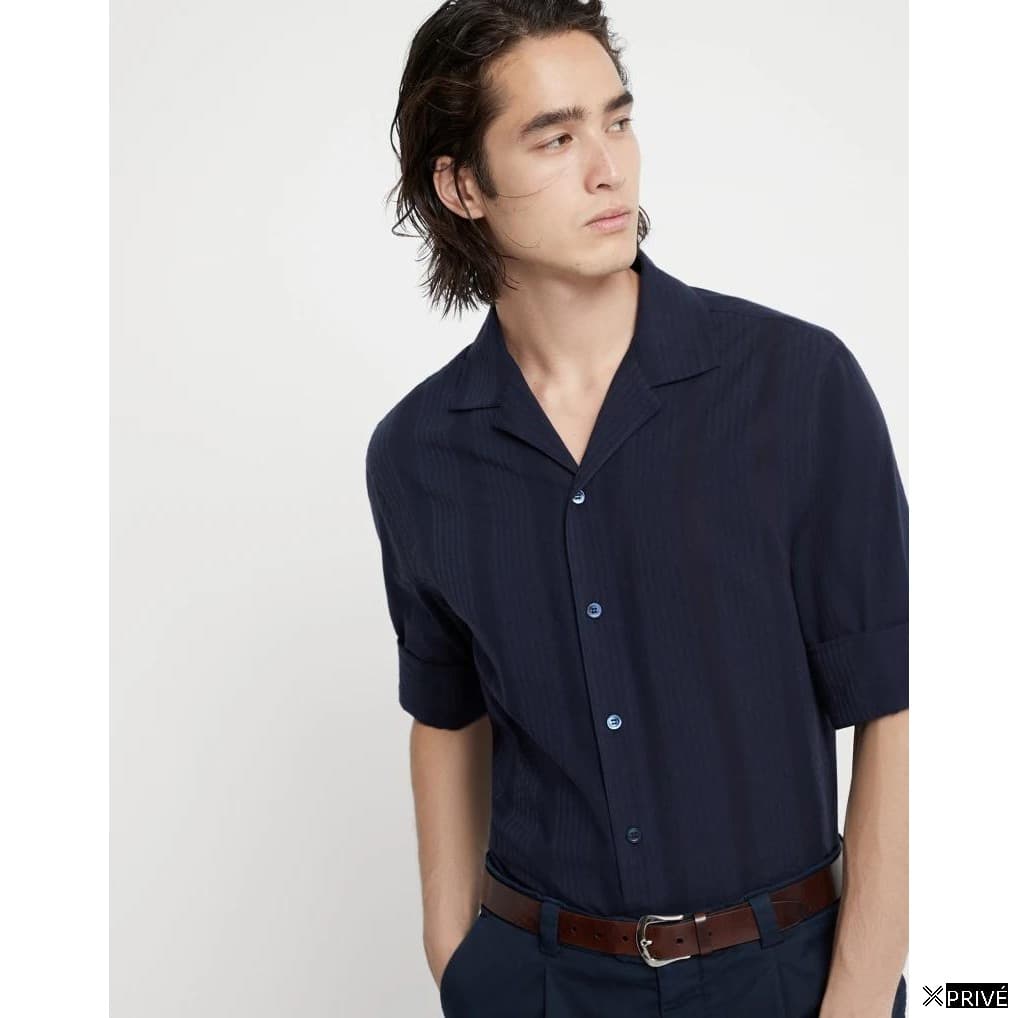 Chemise bleue en Coton — 5