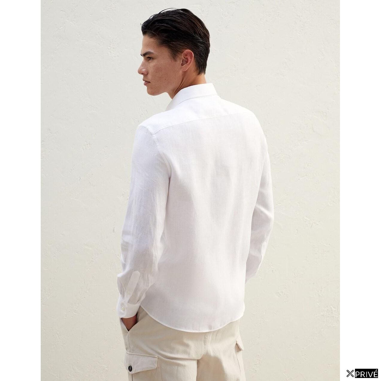 White Triacetate Shirt — 4