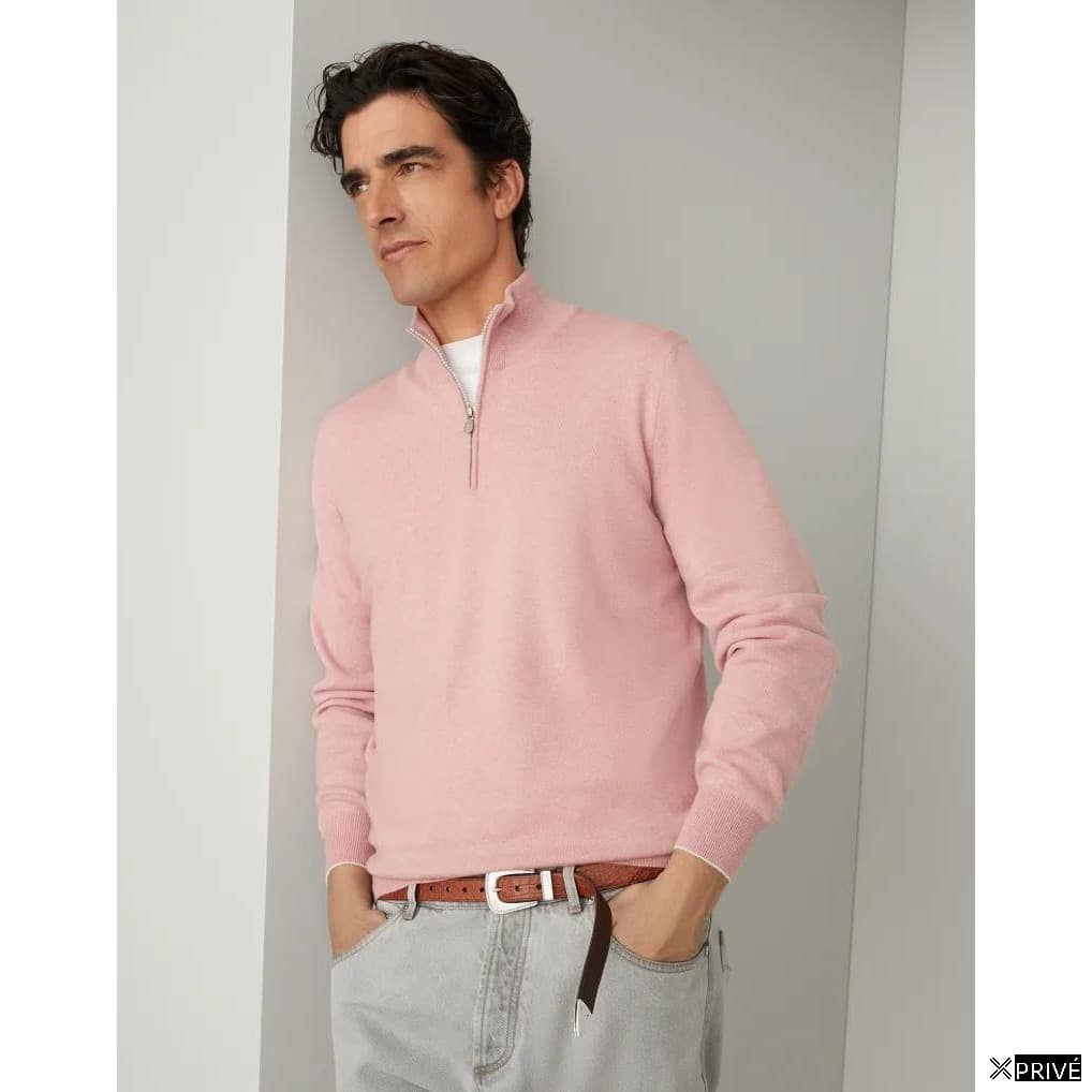 Pull rose en Cachemire — 4