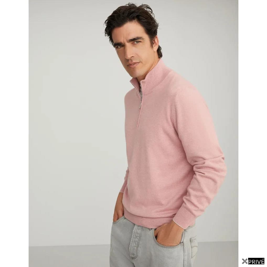 Pull rose en Cachemire — 5