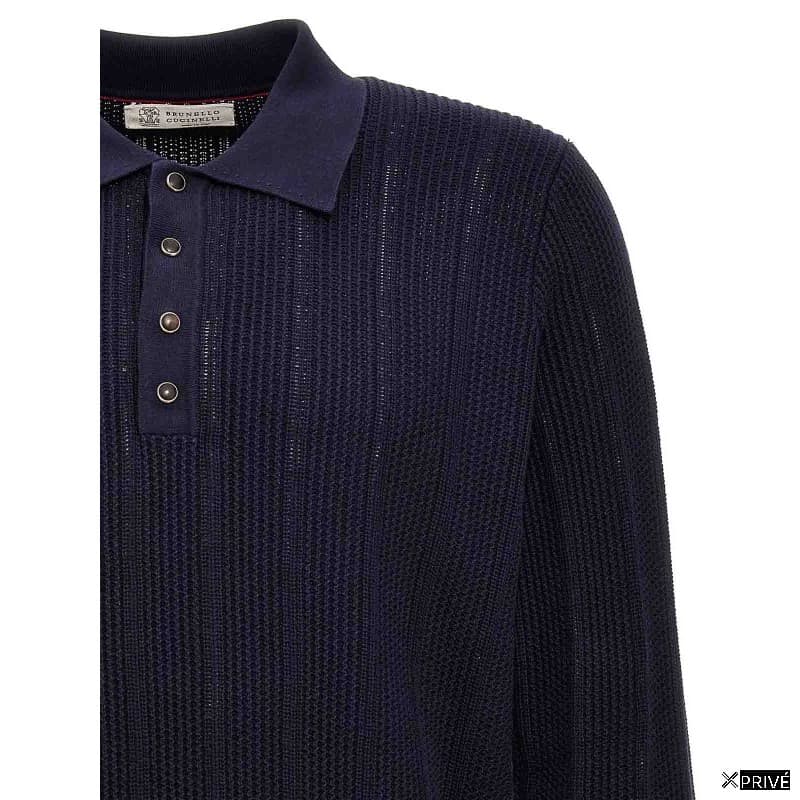 Pull bleu en Coton — 3