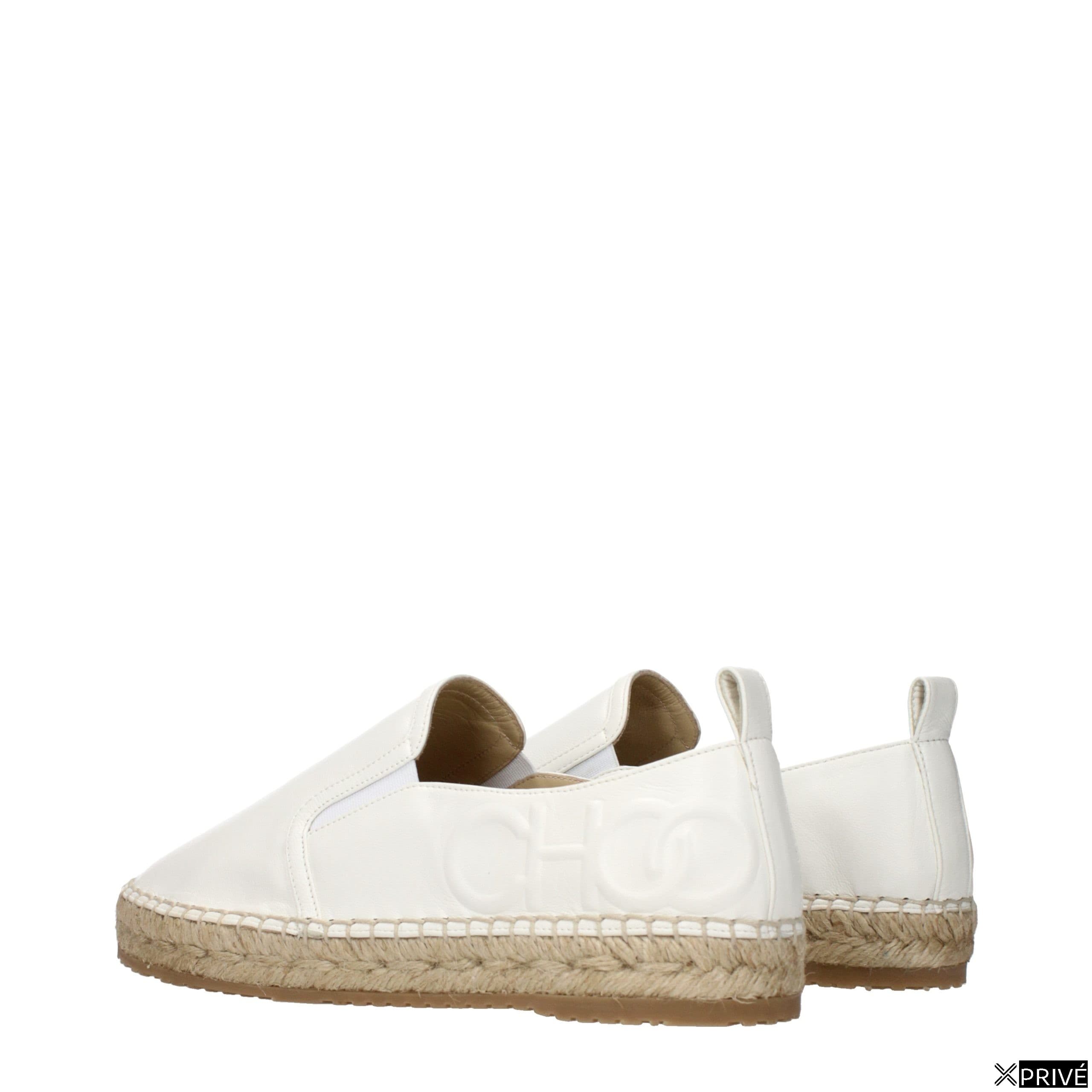 Chaussures plates bleues en Cuir — 4