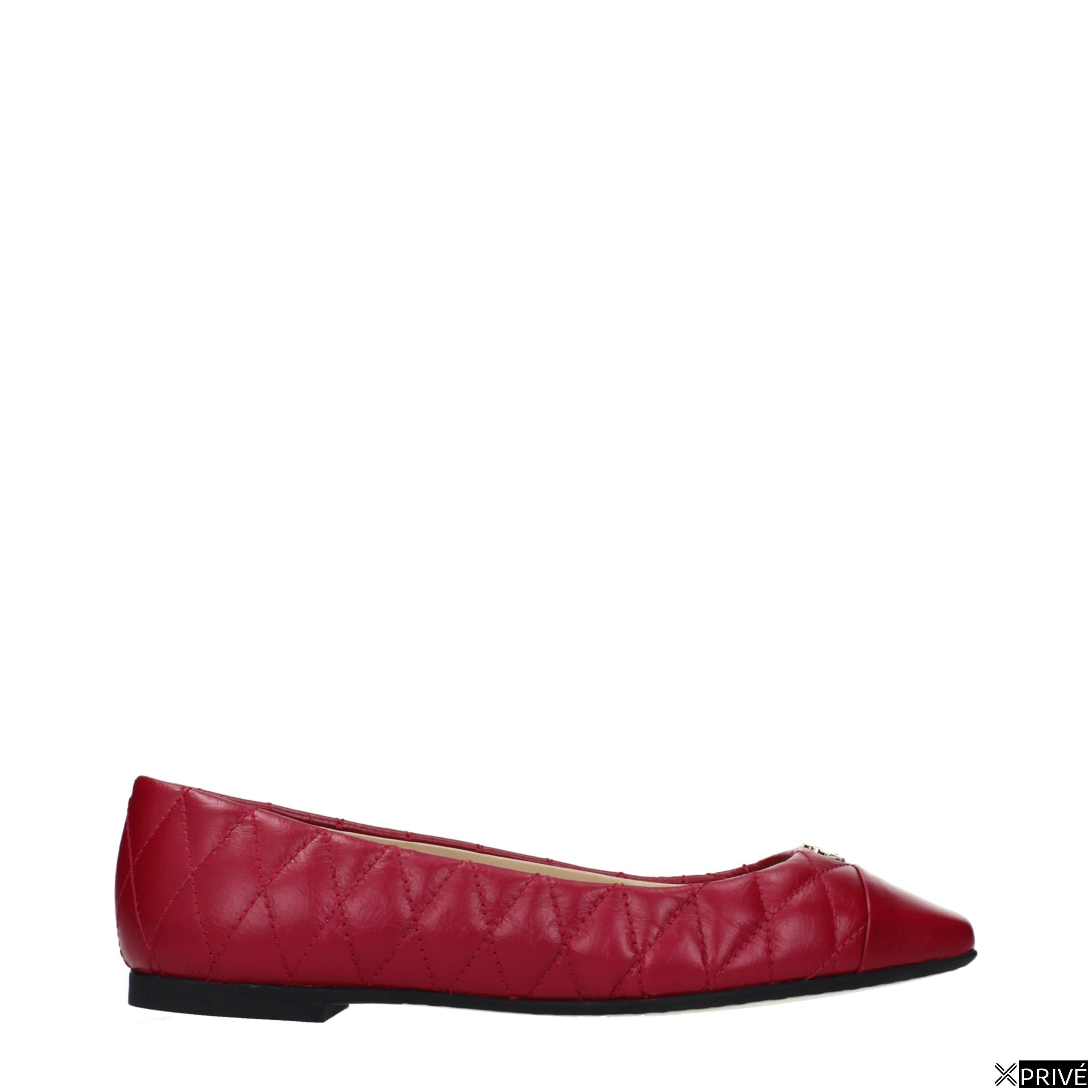 Chaussures plates roses en Cuir — 1