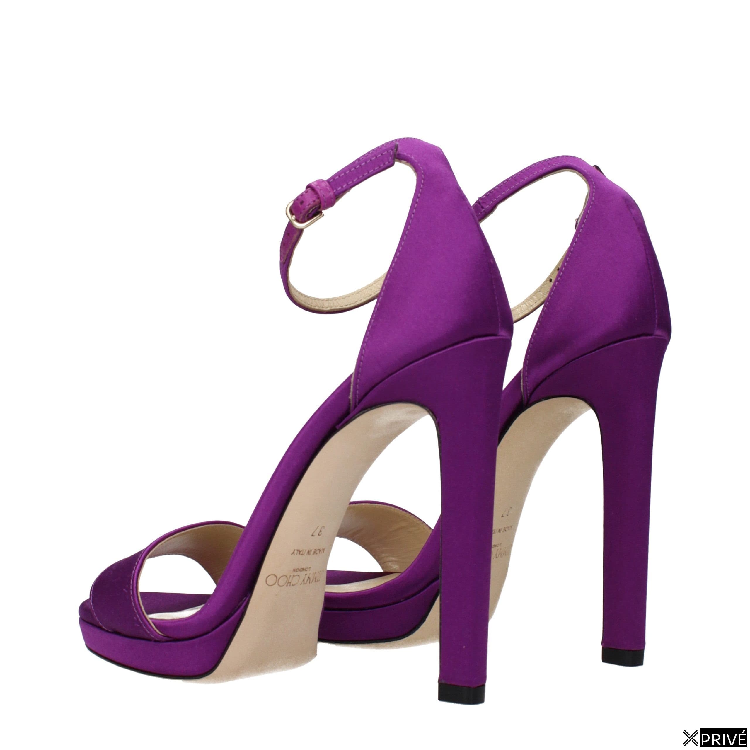 Sandales violettes en Satin — 4