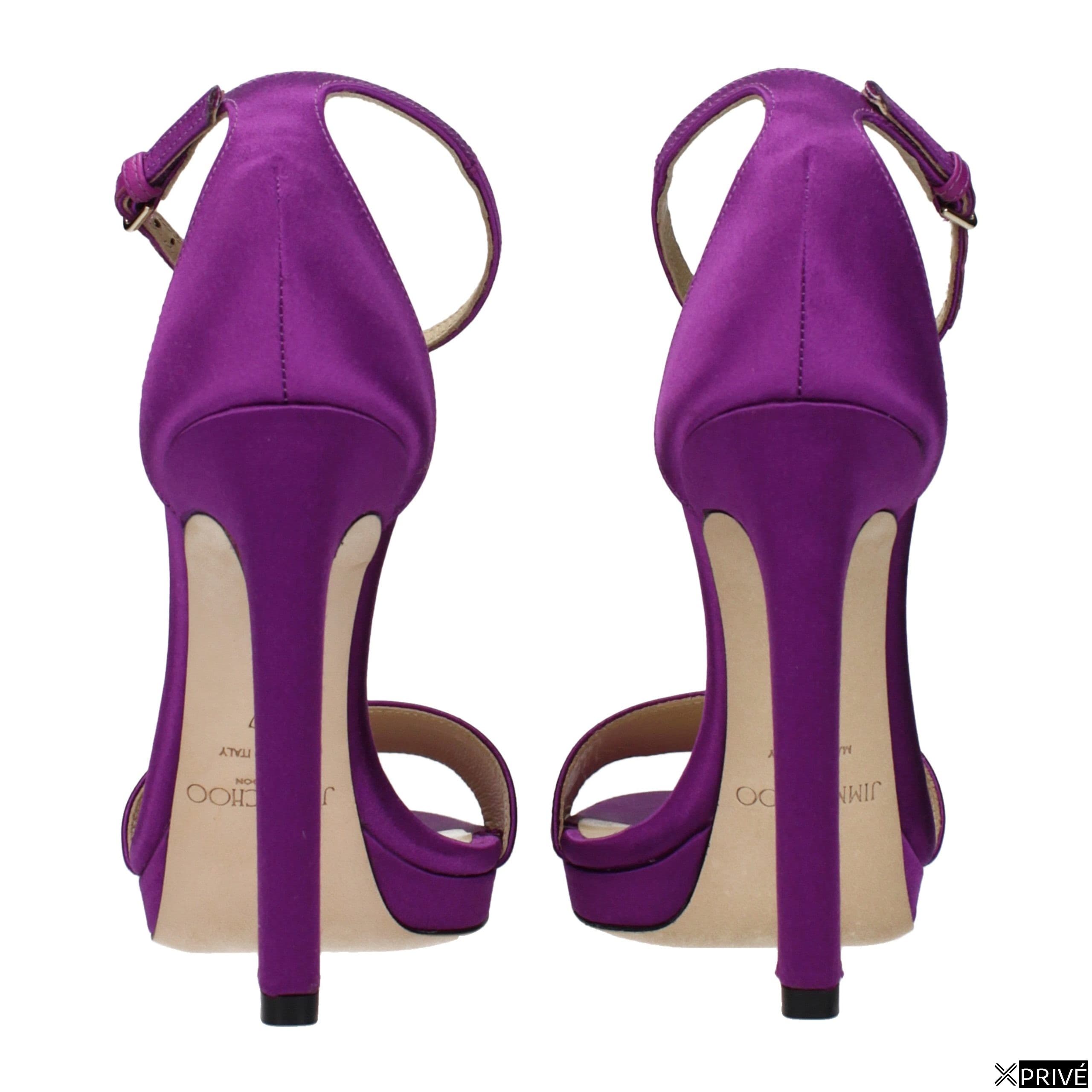 Sandales violettes en Satin — 5