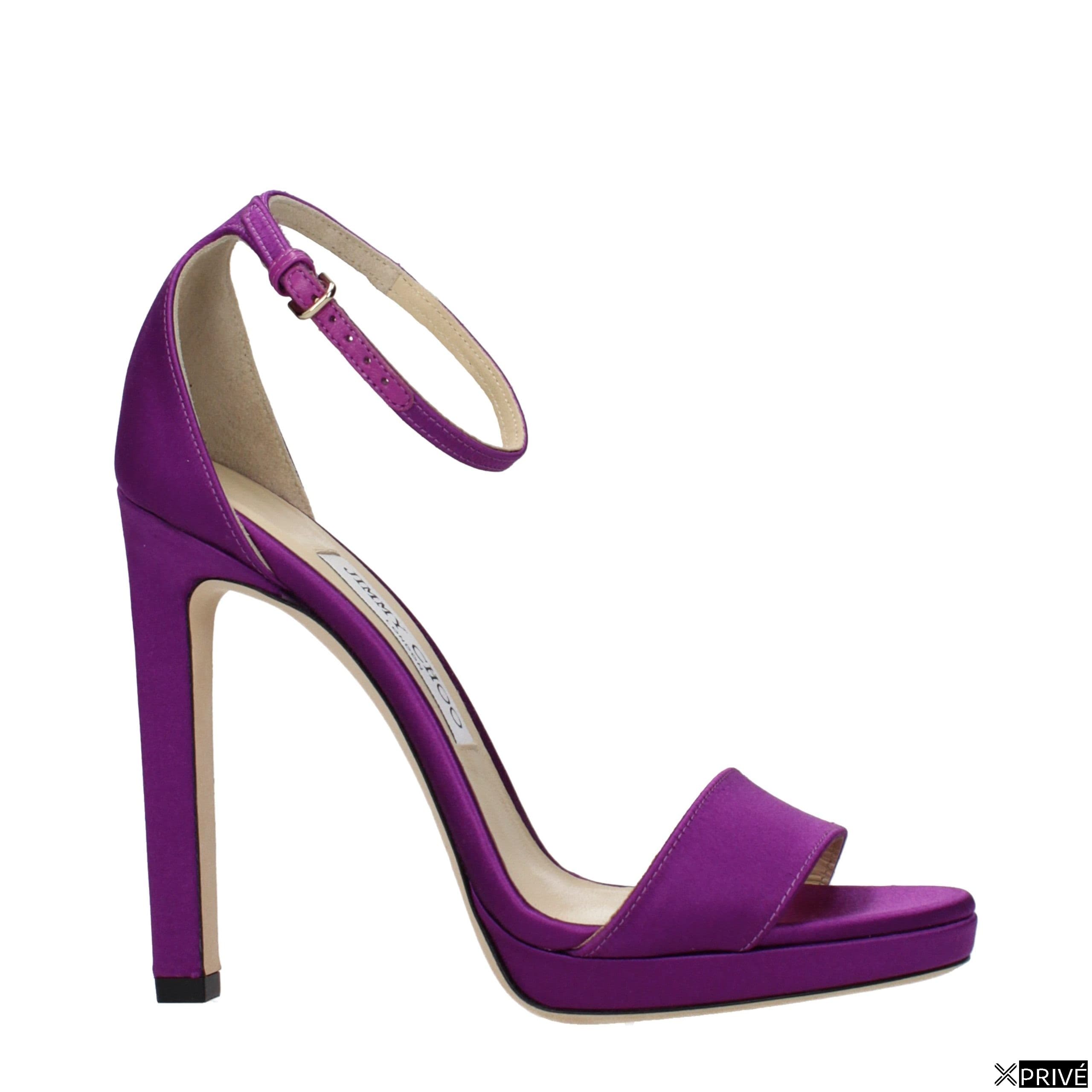 Sandales violettes en Satin — 1