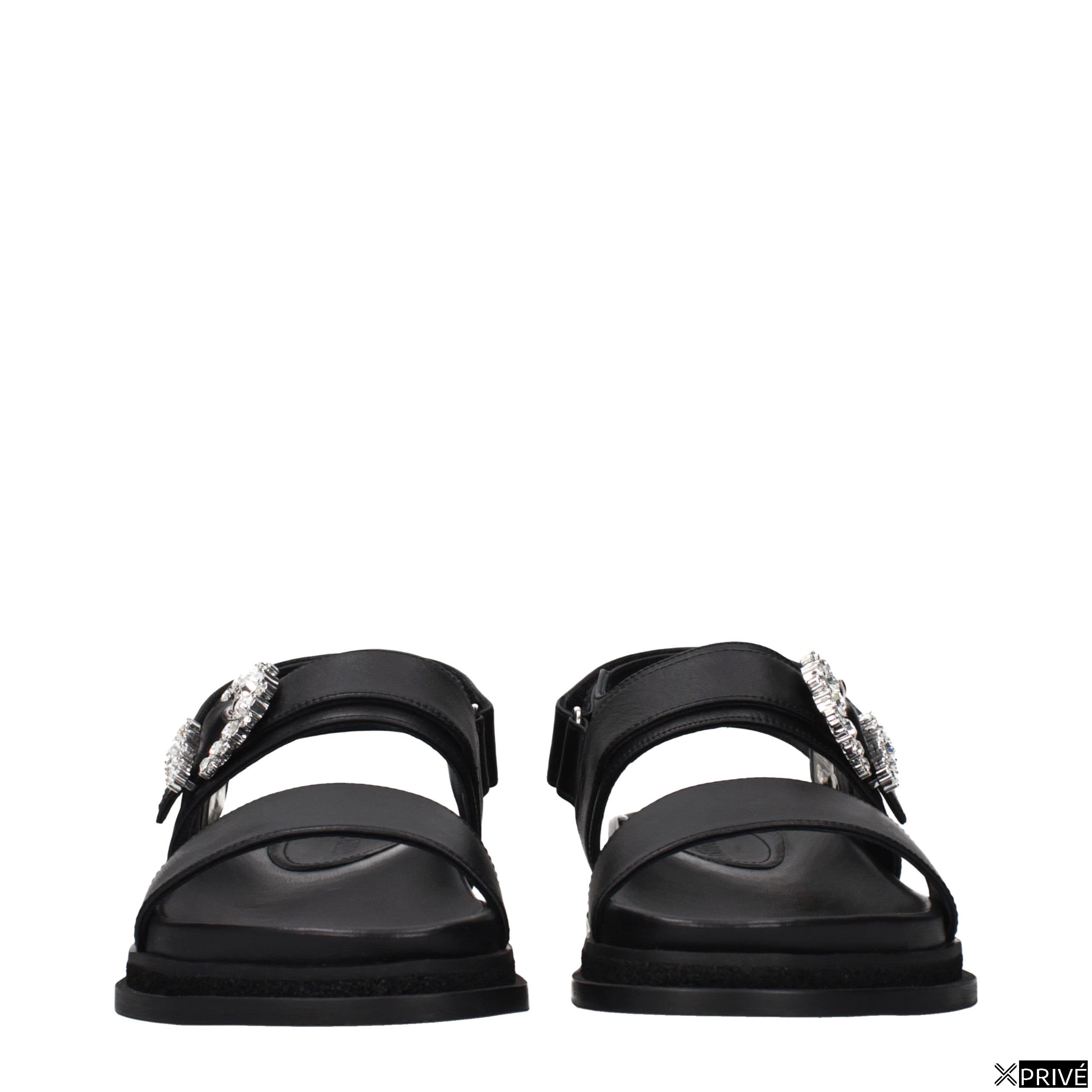 Sandales noires en Cuir — 3