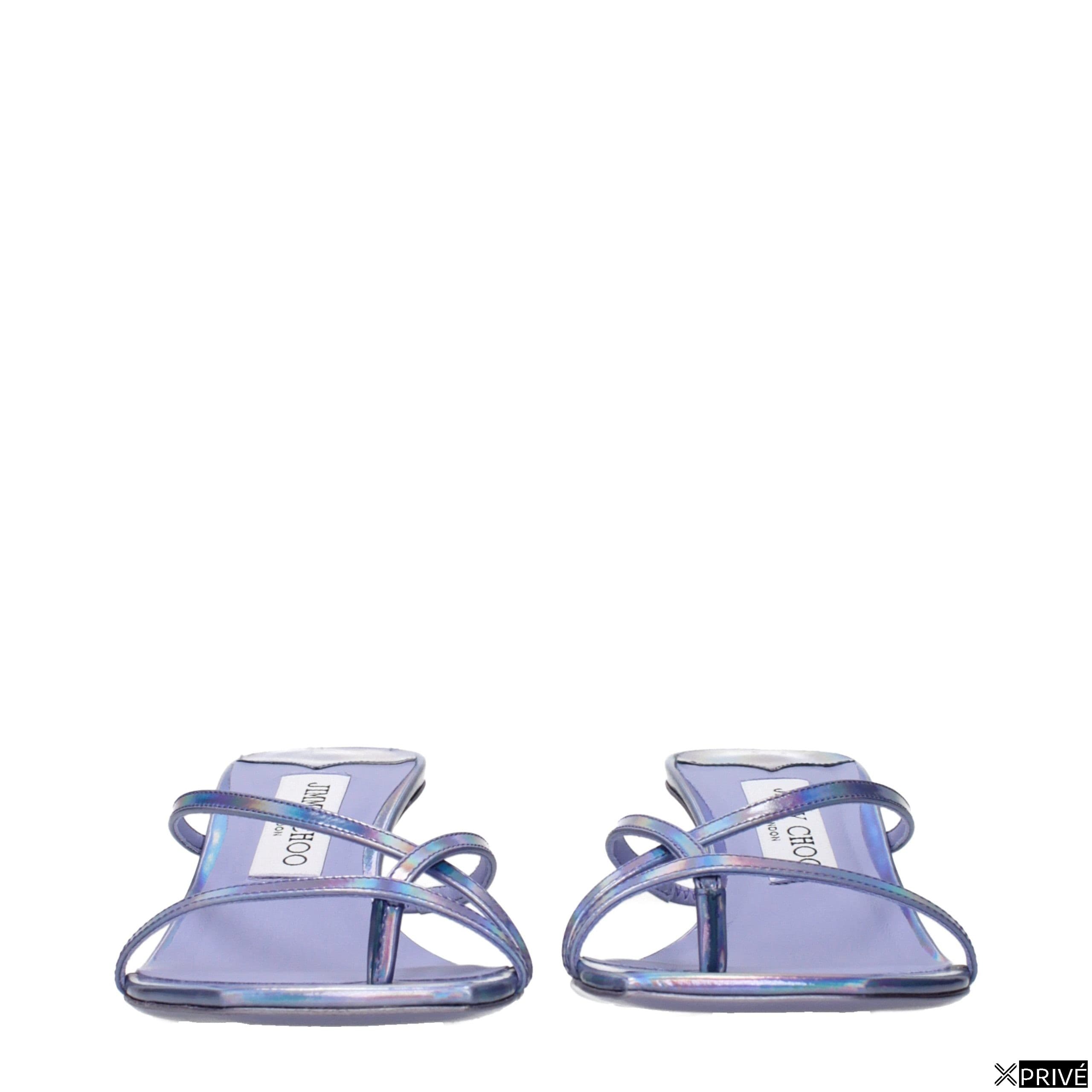 Sandales violettes en Cuir — 3