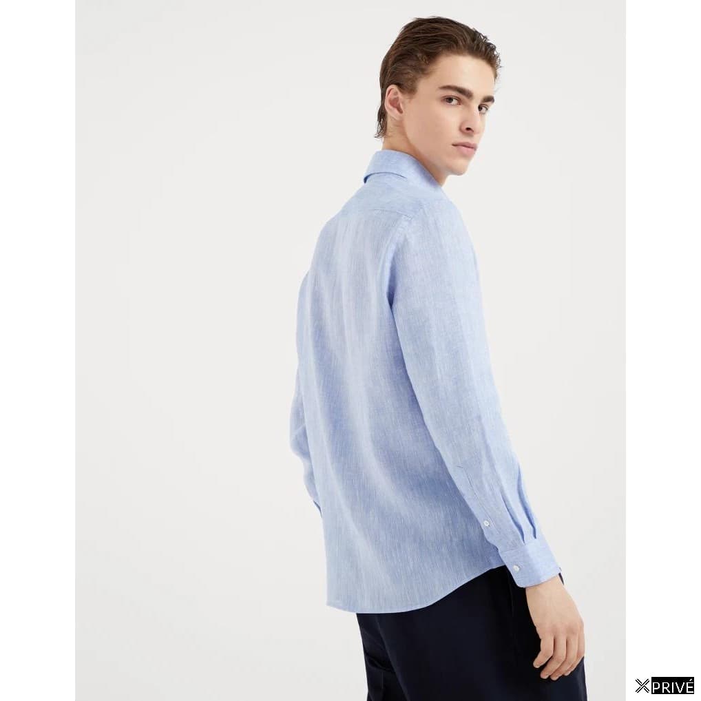 Chemise bleue en Lin — 2