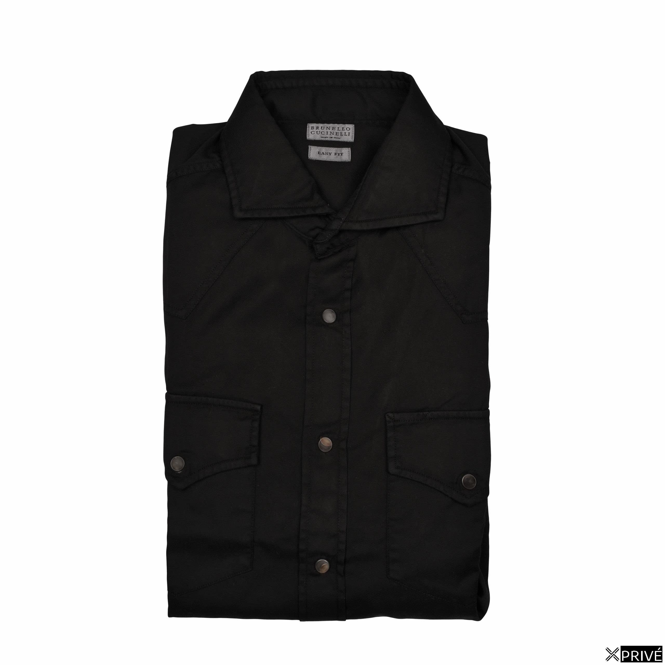 Chemise noire en Coton — 1