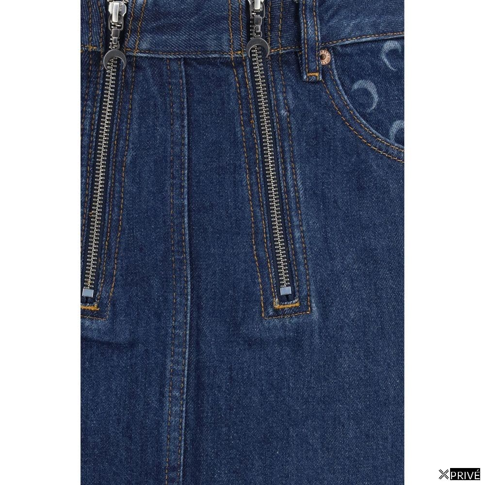Jupe bleue en Coton — 3