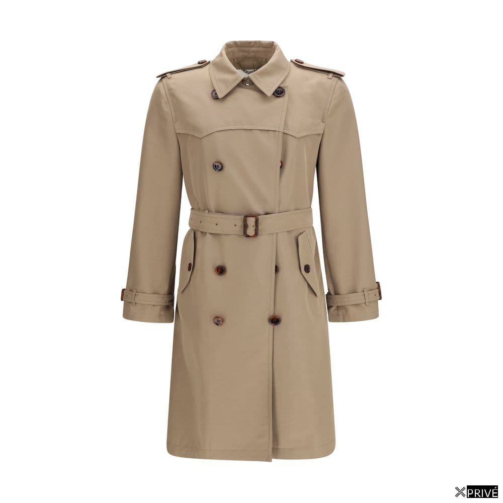 Trench brun en Soie — 1
