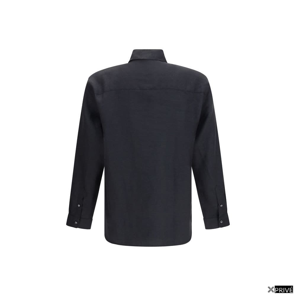 Chemise noire en Lin — 2