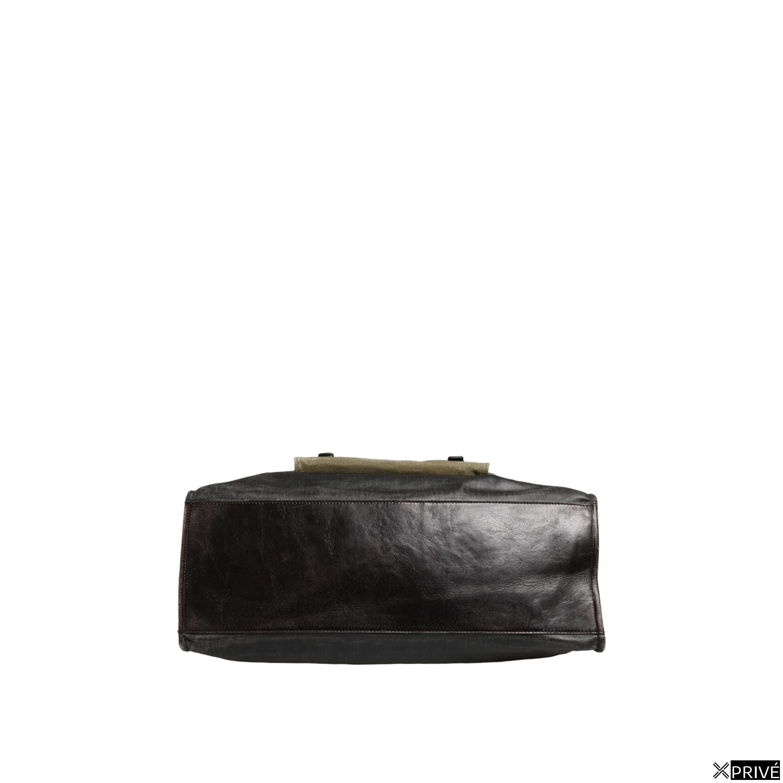 Sac vert foncé en Cuir — 5