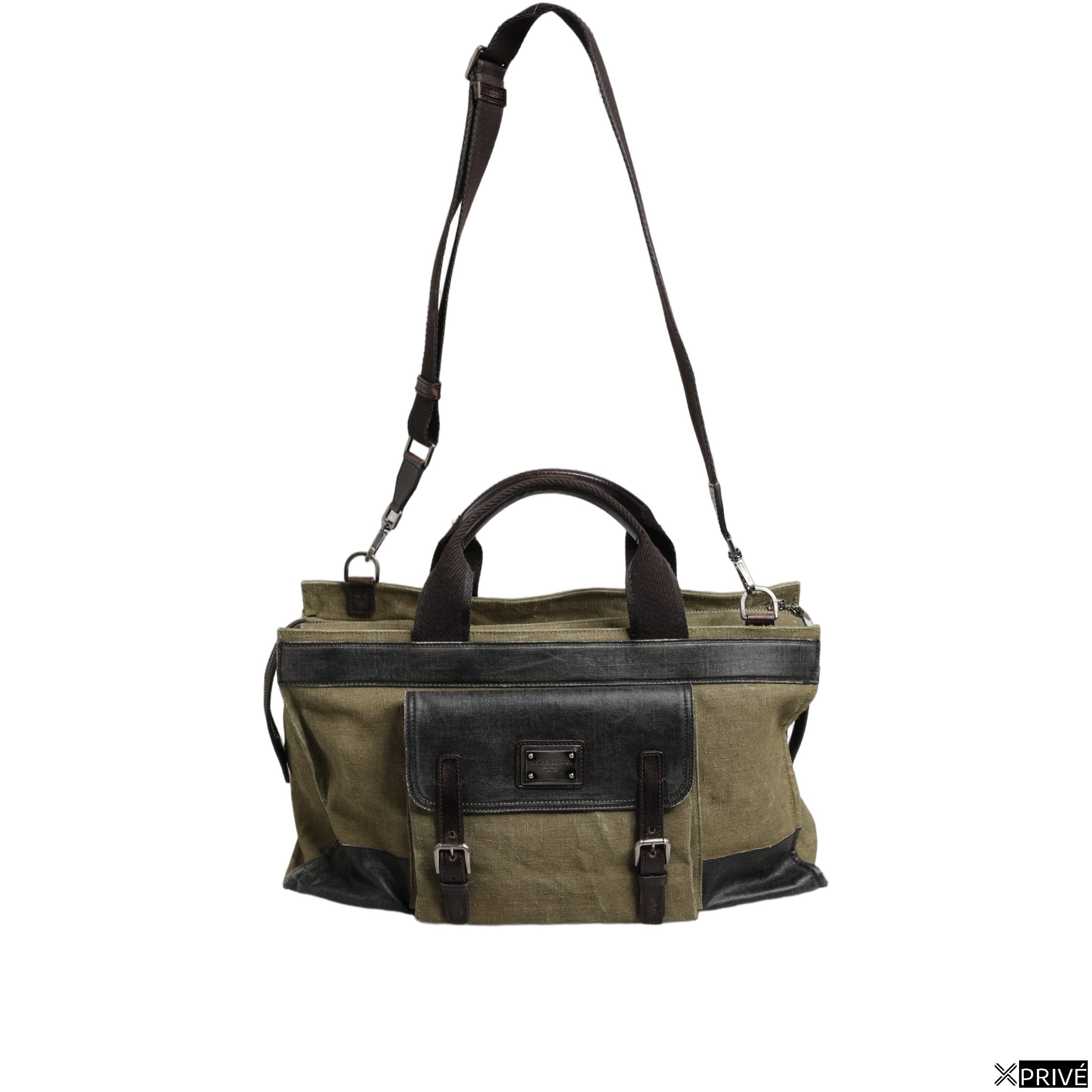 Sac vert foncé en Cuir — 6