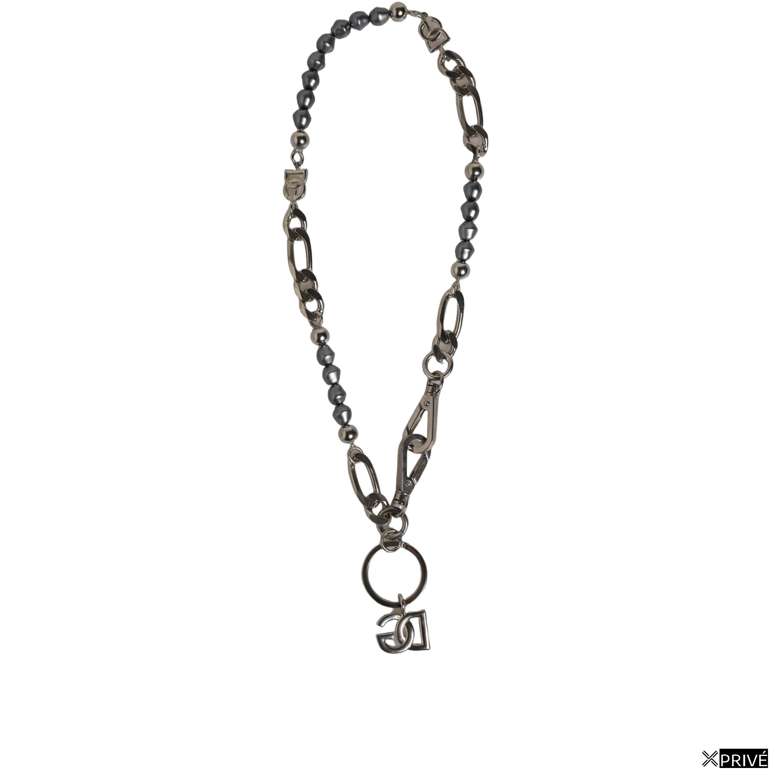 Collier argenté en Laiton — 5