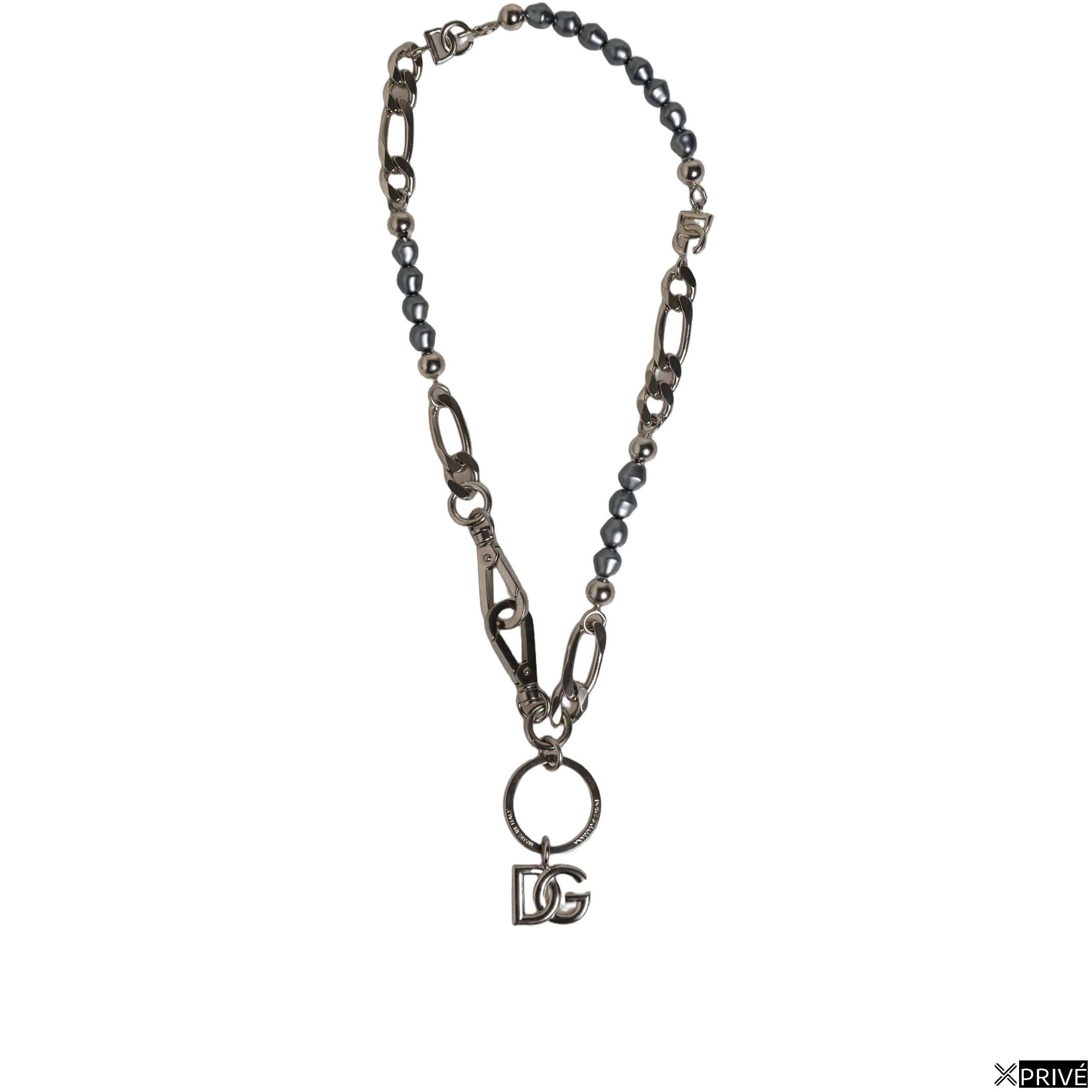 Collier argenté en Laiton — 1