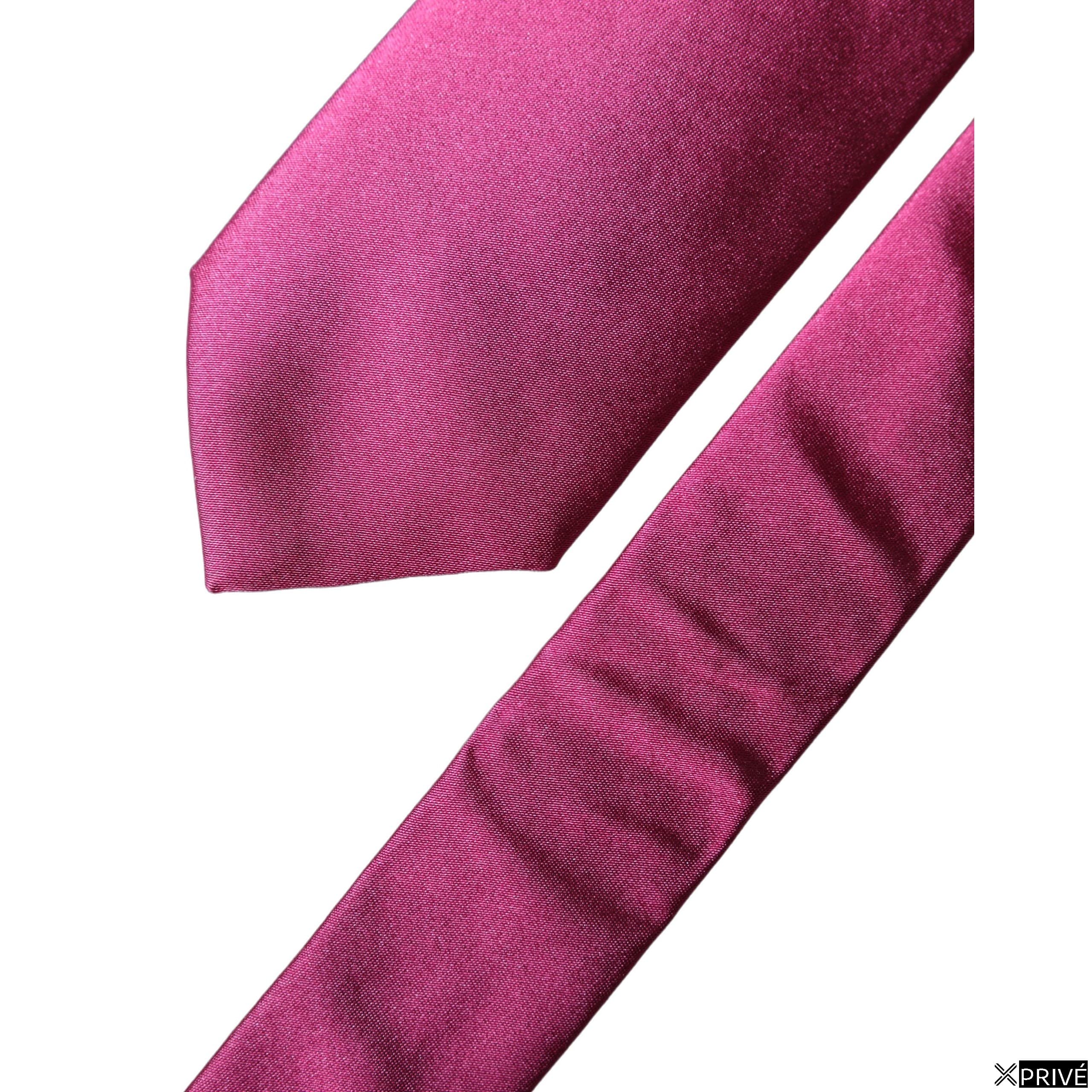 Cravate et nœud papillon fuchsia — 5