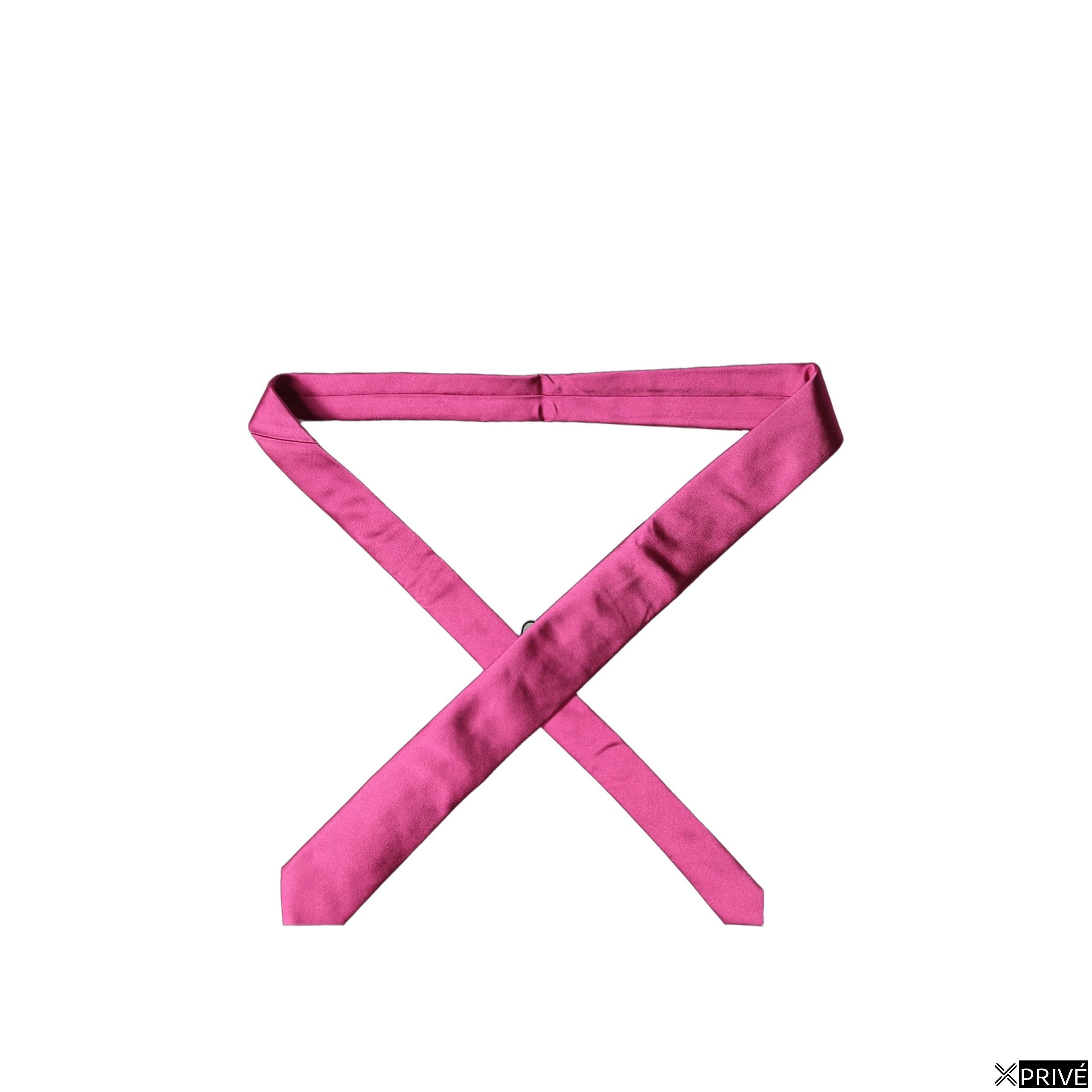 Cravate et nœud papillon fuchsia — 3