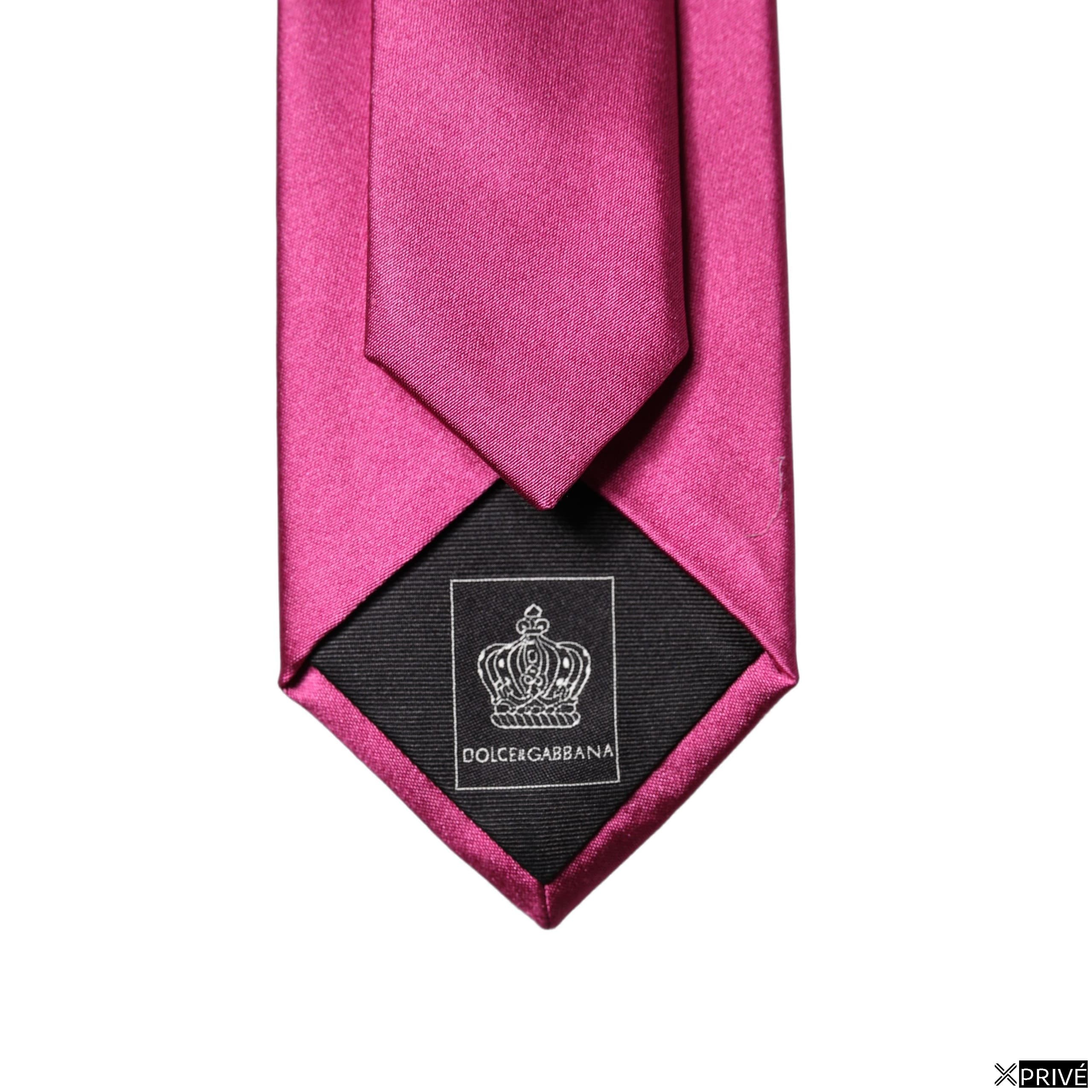 Cravate et nœud papillon fuchsia — 4
