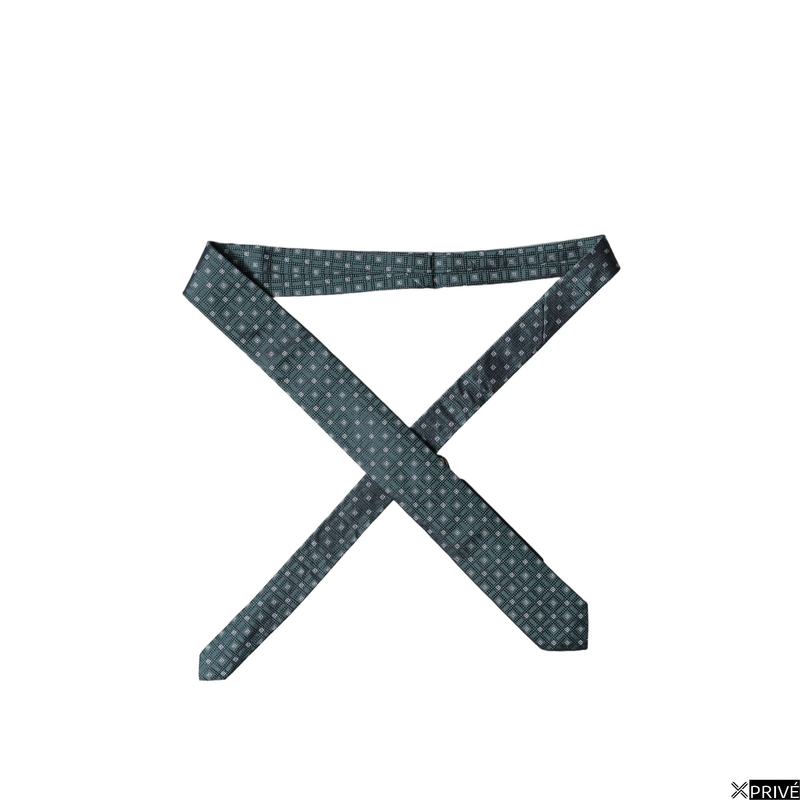 Cravate et nœud papillon vert foncé — 5