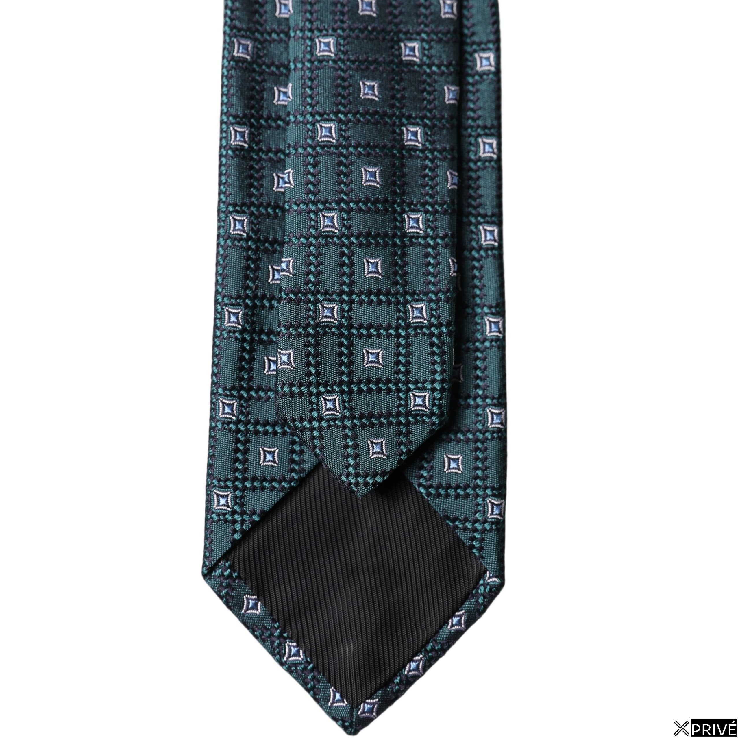 Cravate et nœud papillon vert foncé — 3