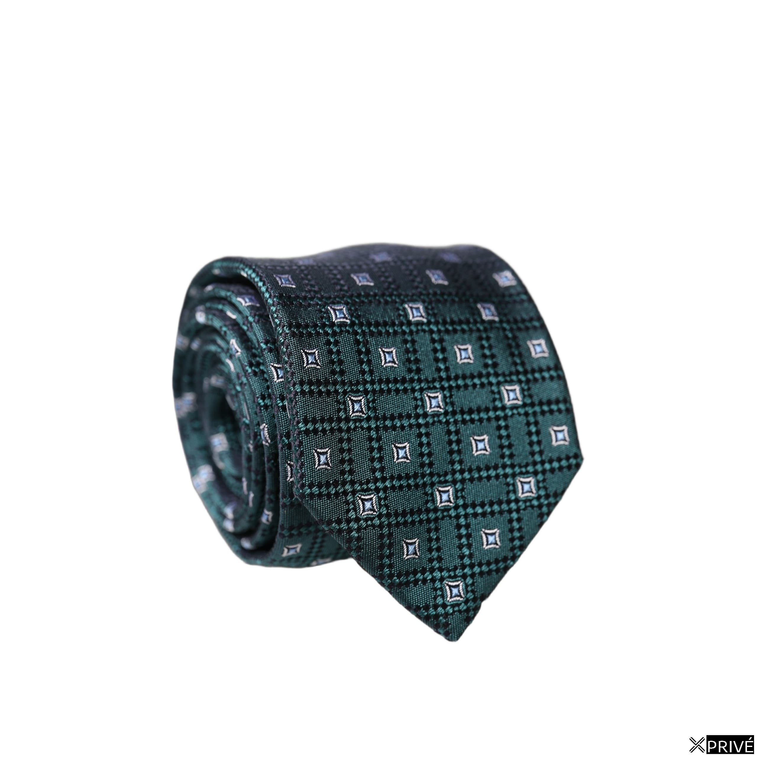 Cravate et nœud papillon vert foncé — 1