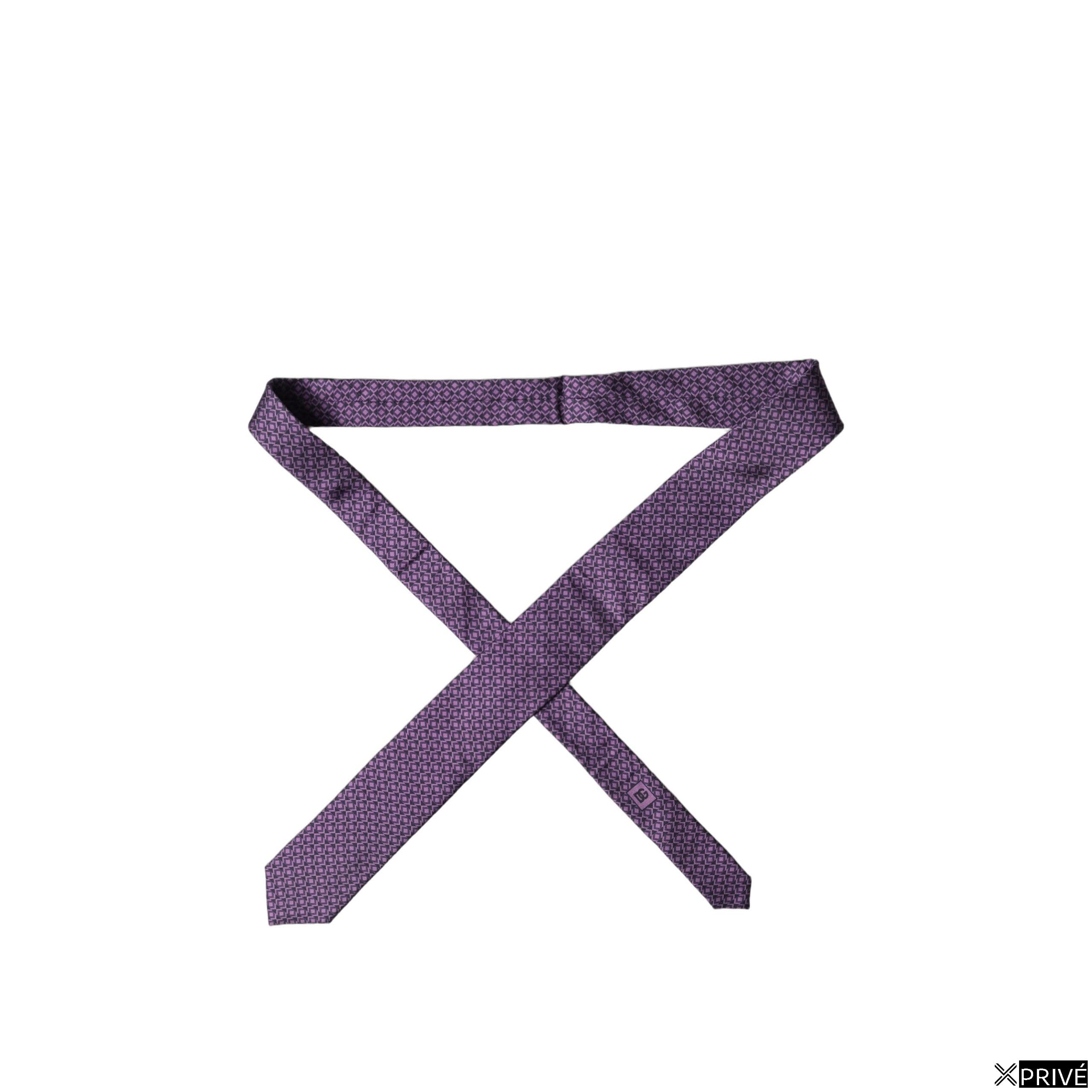 Cravate et nœud papillon violet — 5