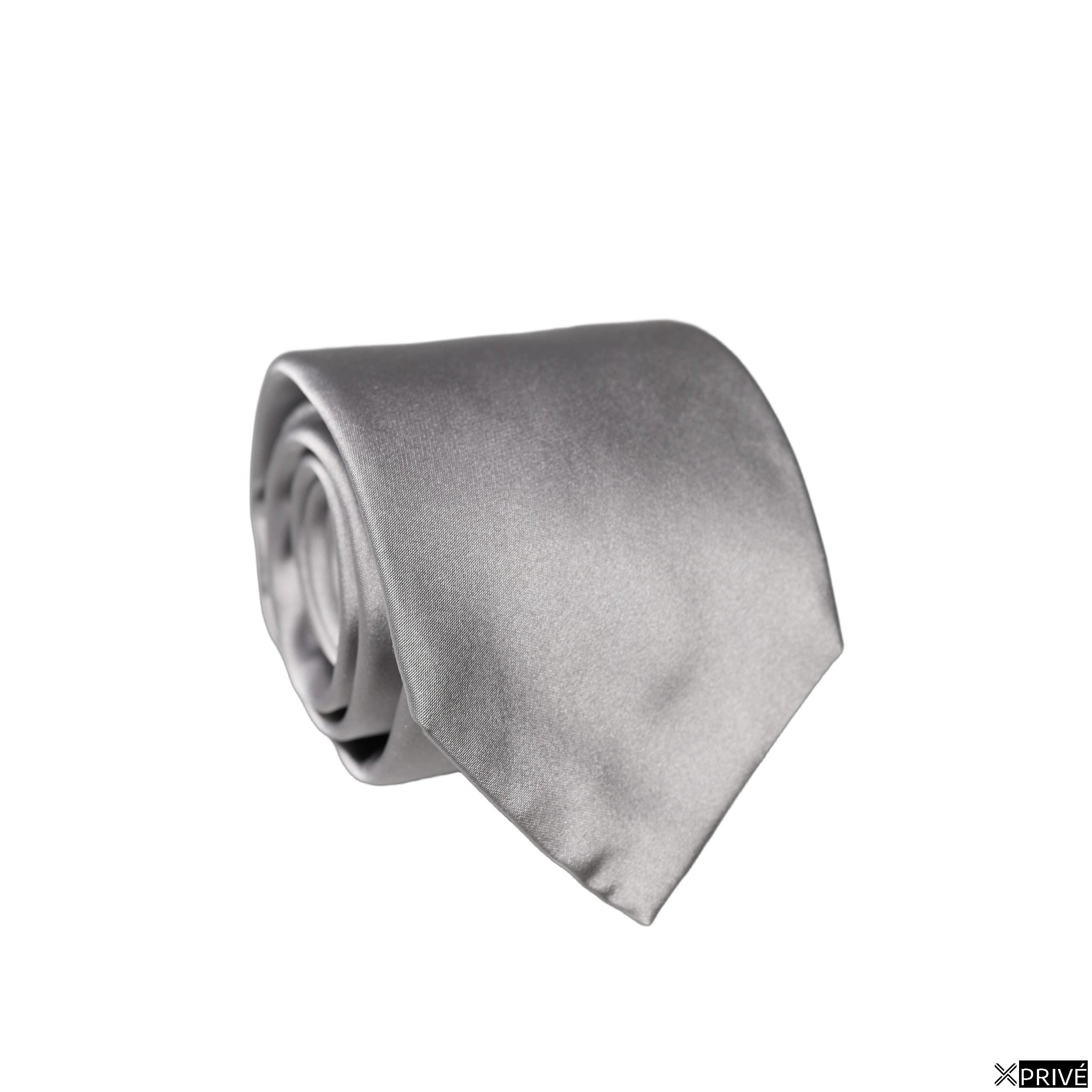 Cravate et nœud papillon gris — 1