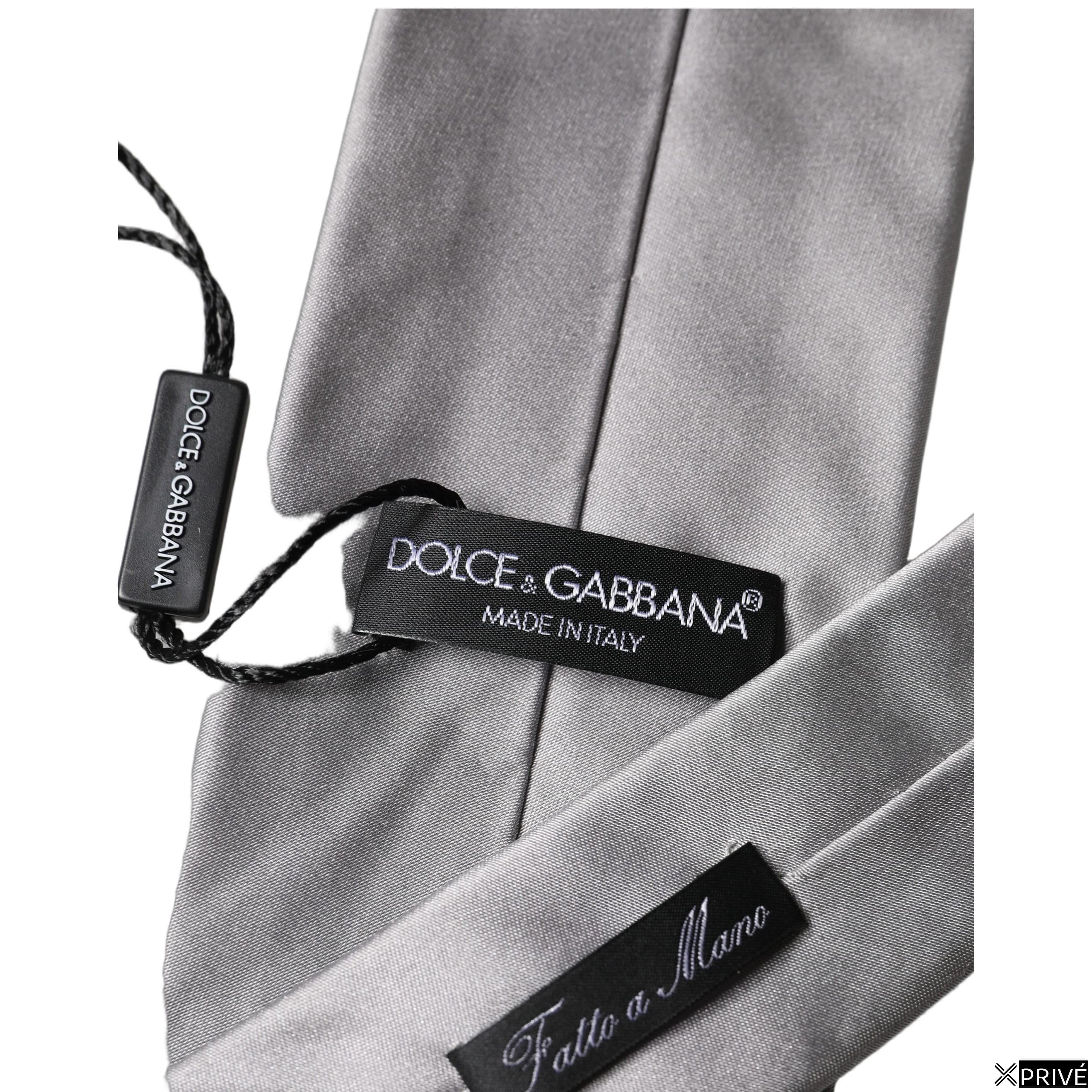Cravate et nœud papillon gris — 4