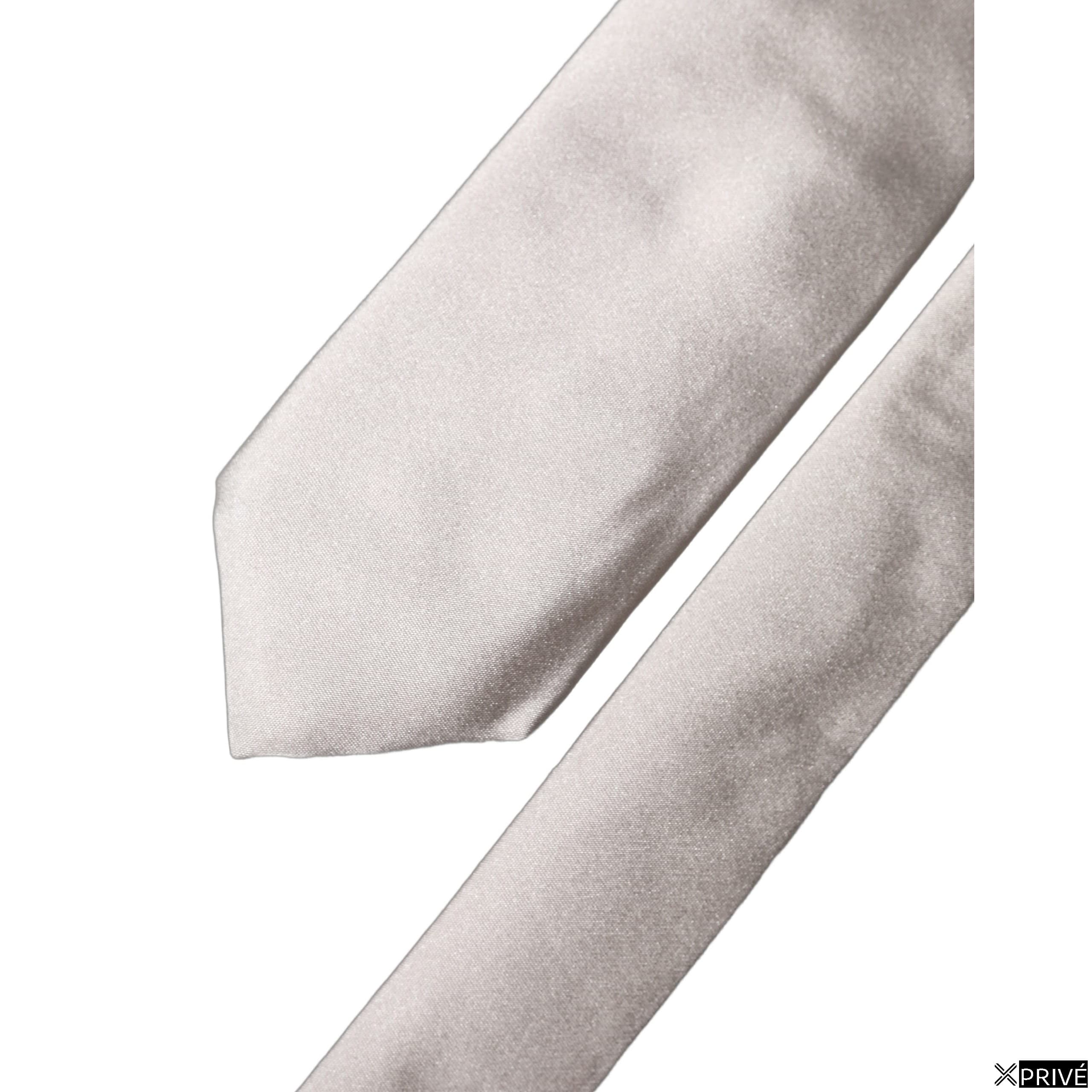 Cravate et nœud papillon gris — 3