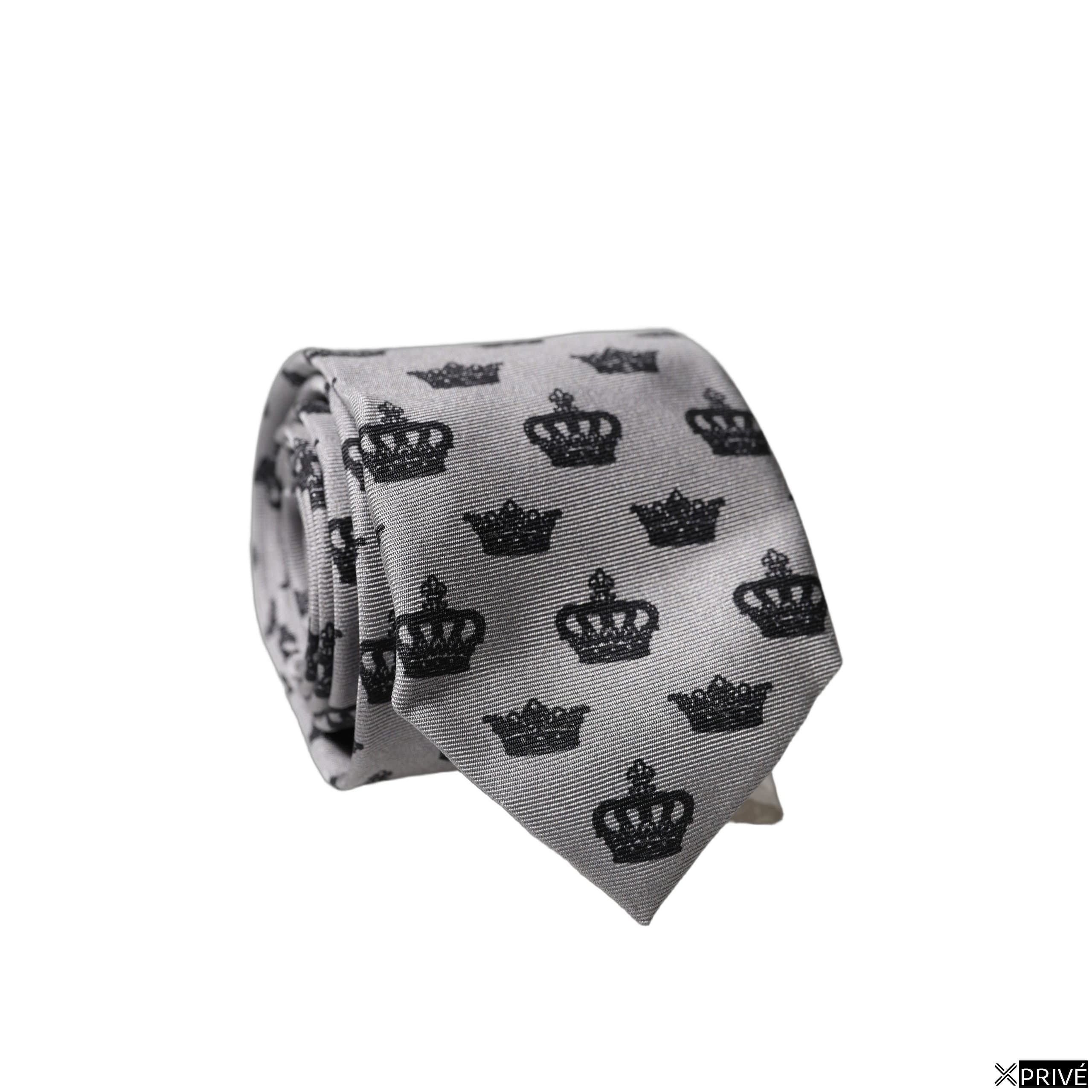 Cravate et nœud papillon gris — 1