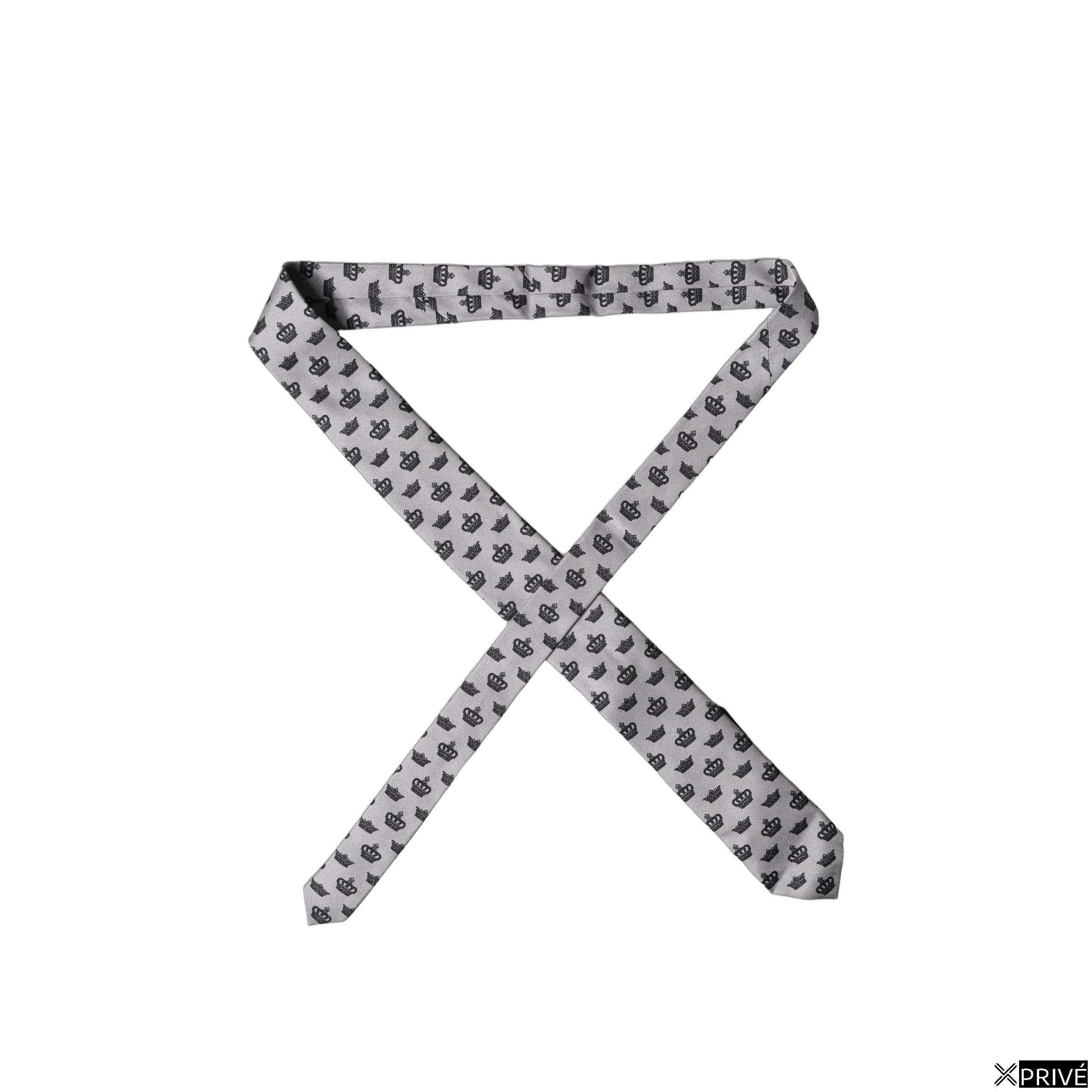 Cravate et nœud papillon gris — 4