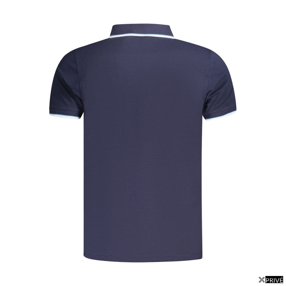 Polo bleu en Coton — 2