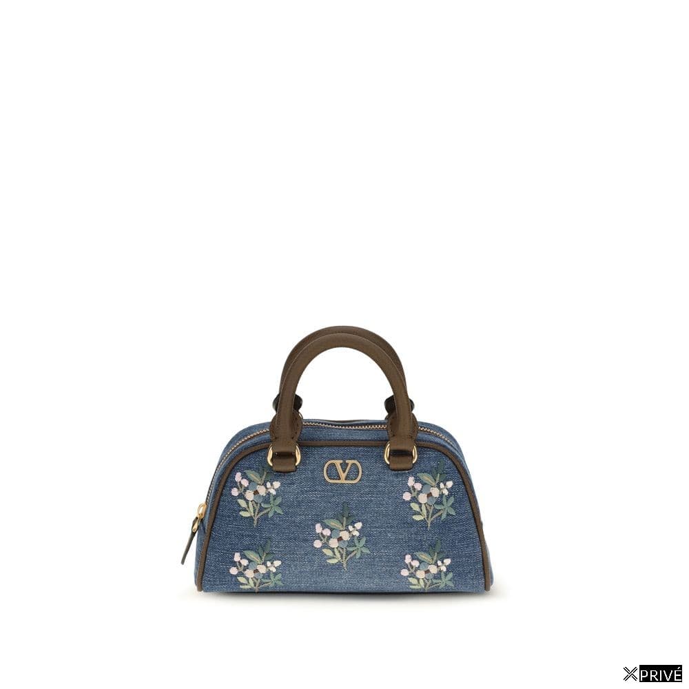 Sac à main bleu en Tissu — 1