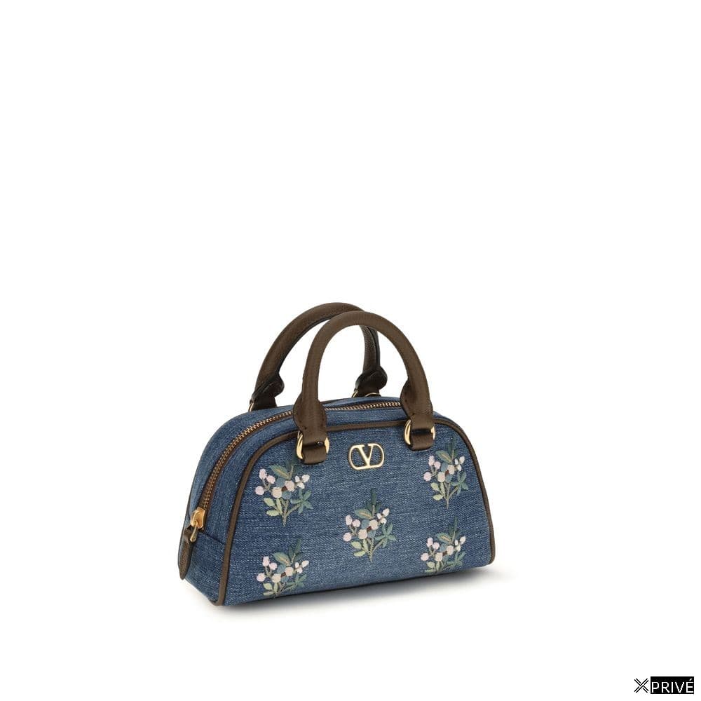 Sac à main bleu en Tissu — 2
