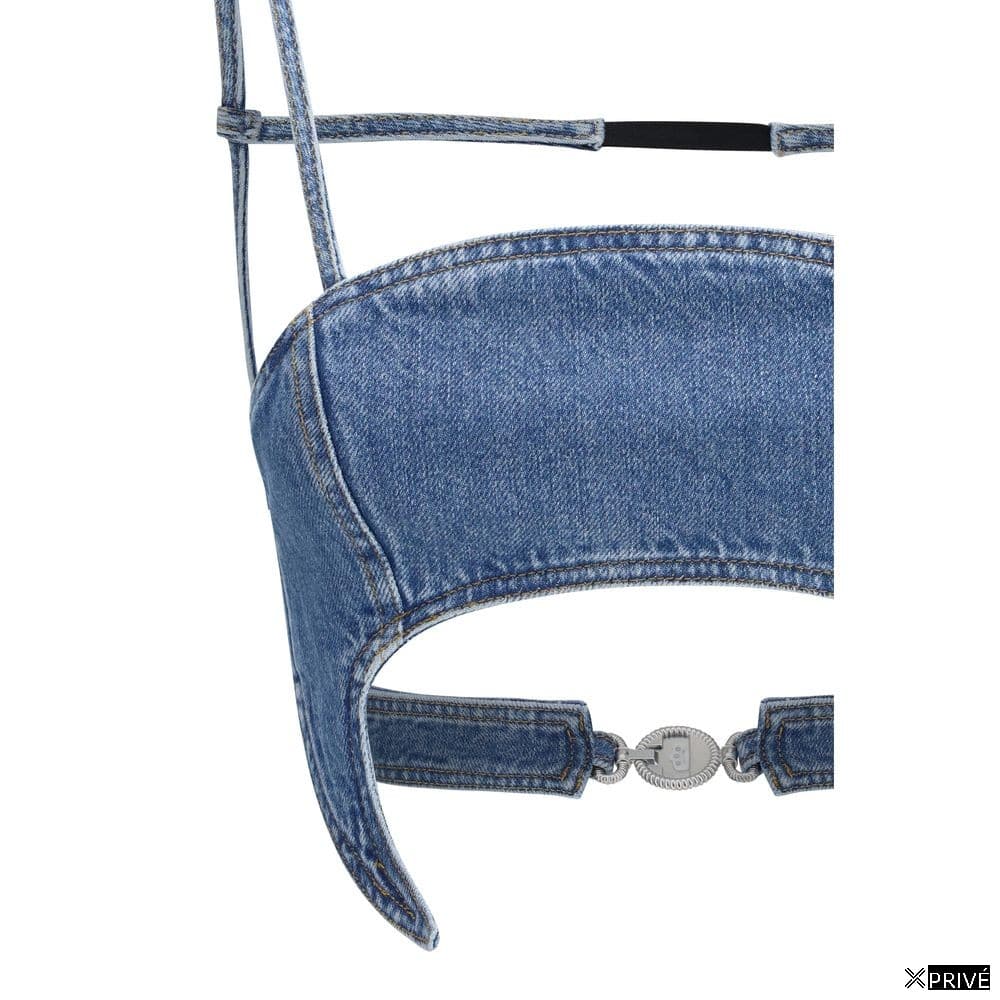 Top bleu en Coton — 3