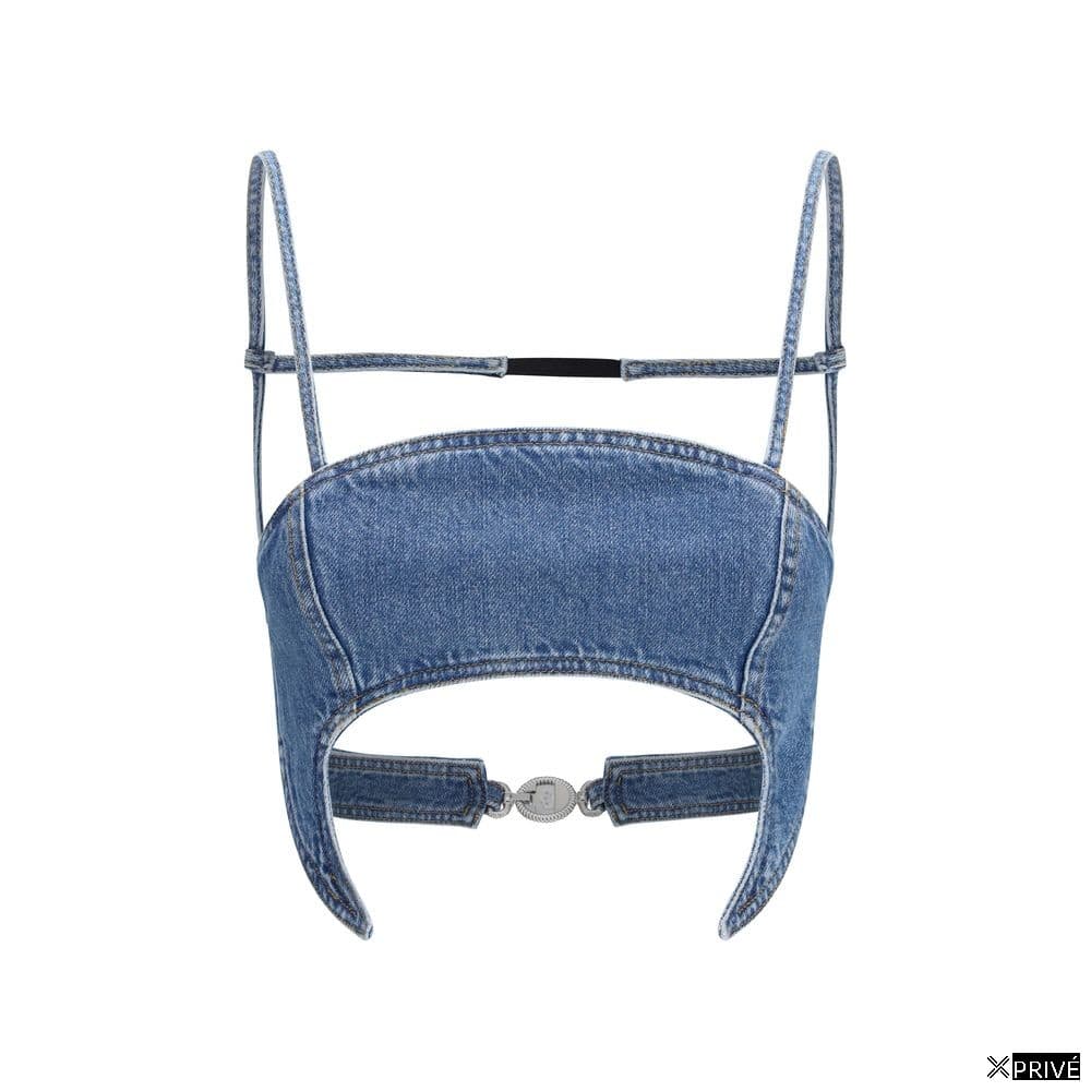 Top bleu en Coton — 1