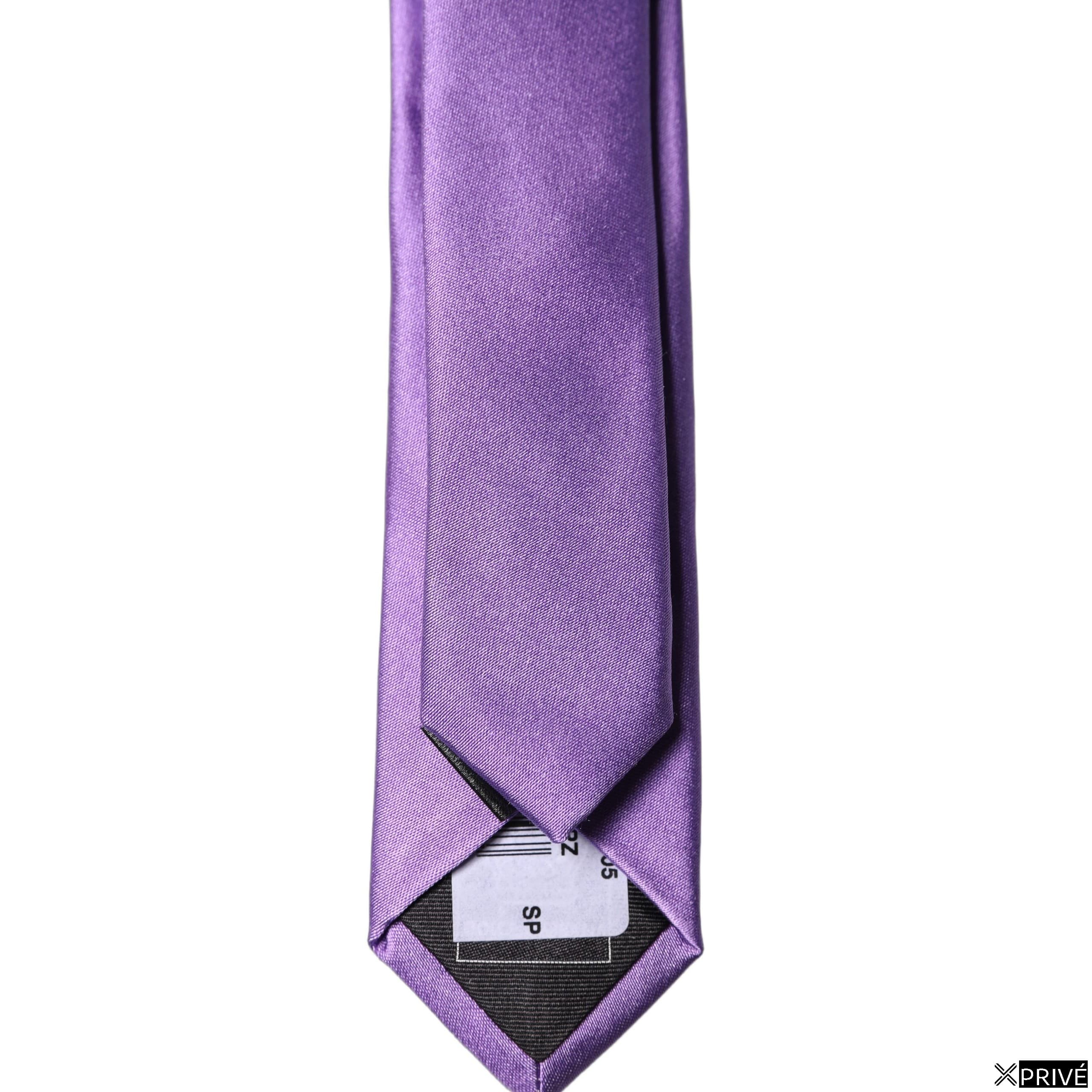 Cravate et nœud papillon violet — 4