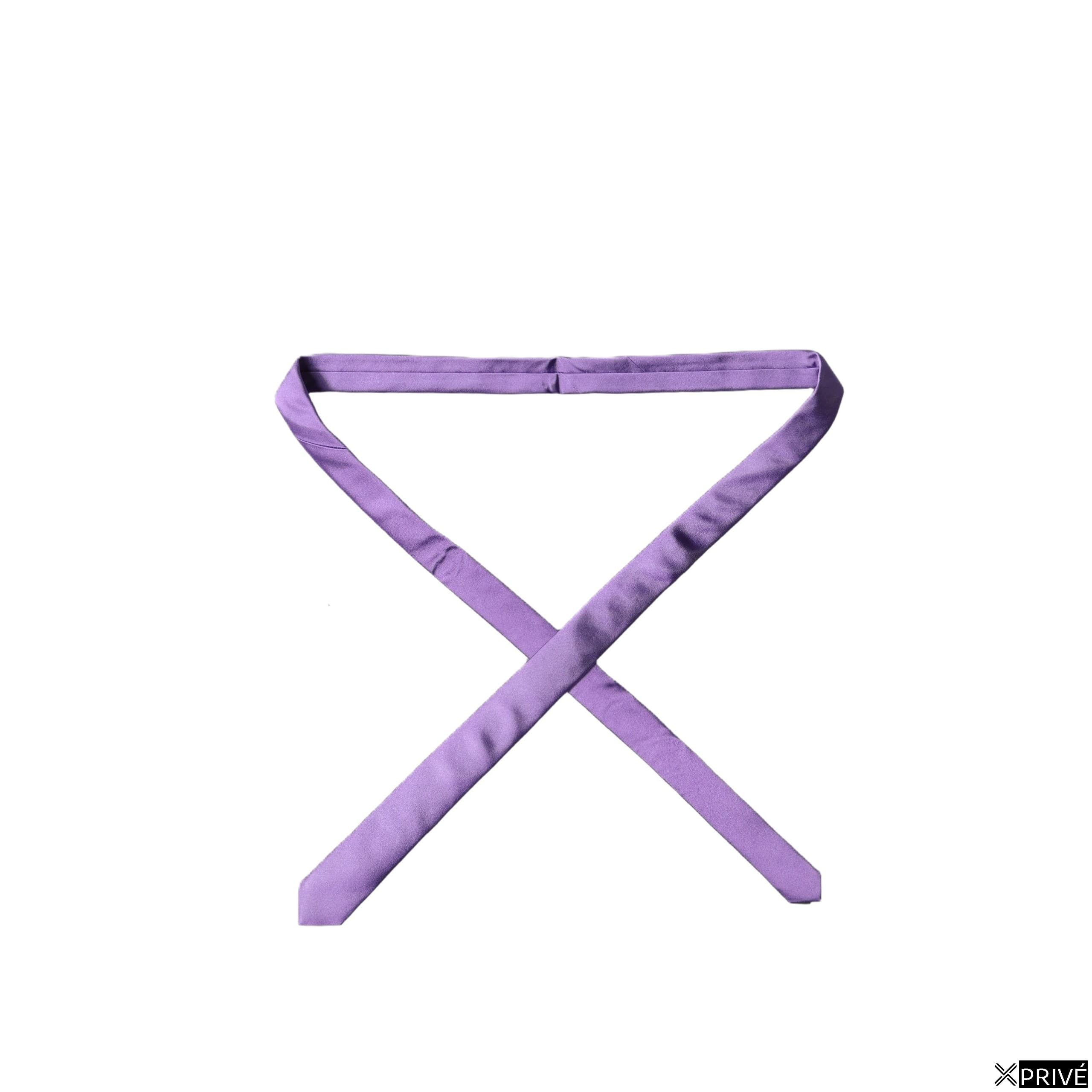 Cravate et nœud papillon violet — 3
