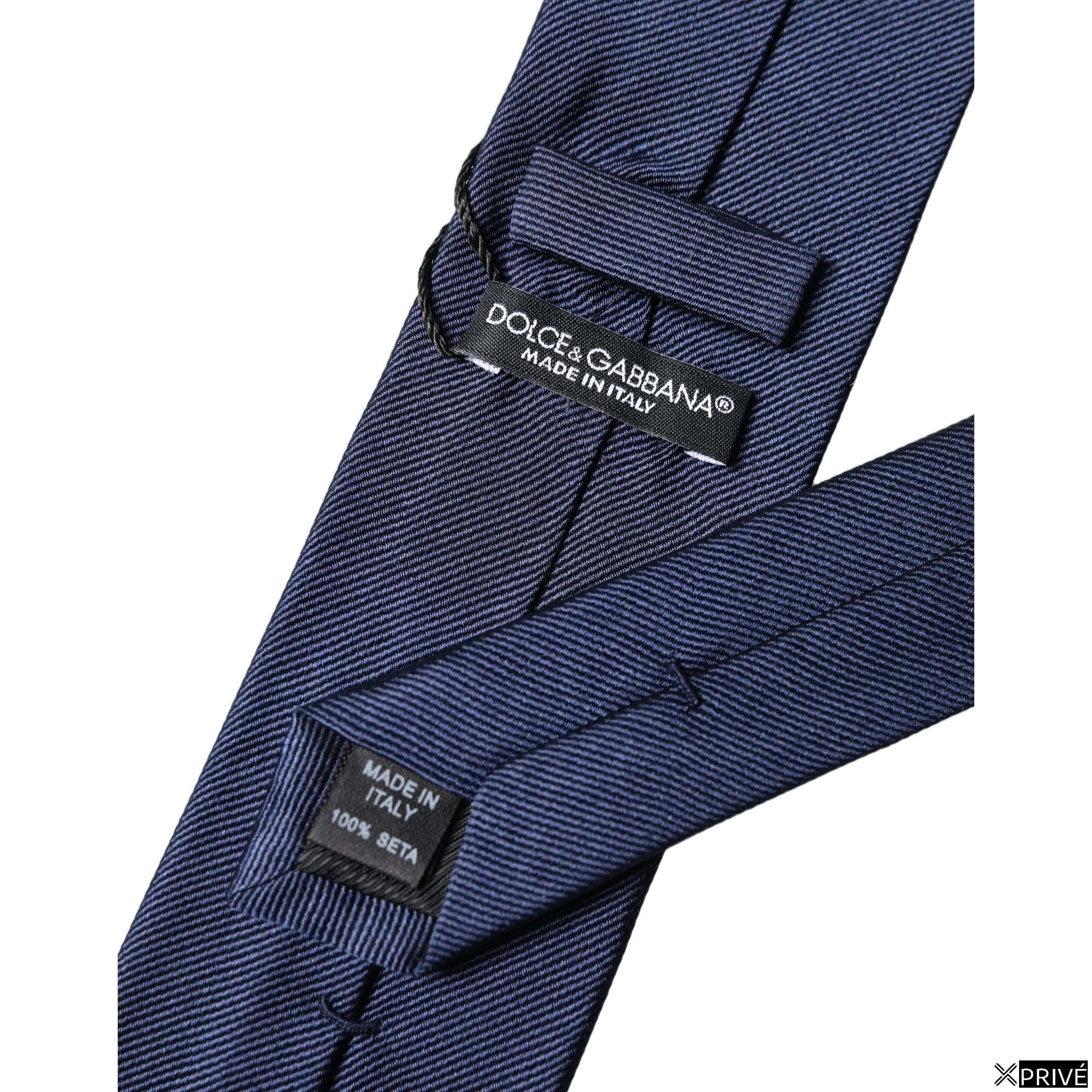 Cravate et nœud papillon bleu marine — 5