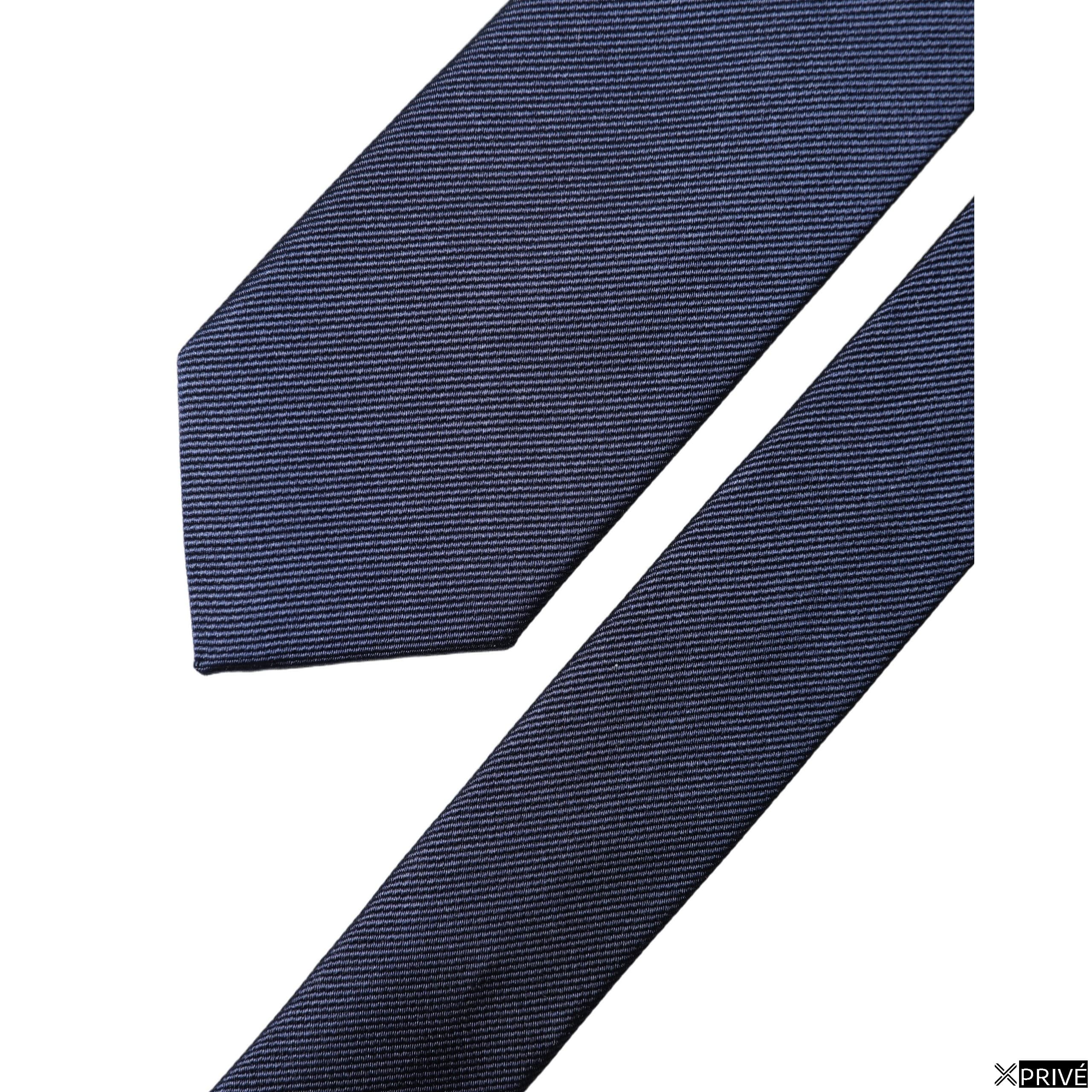 Cravate et nœud papillon bleu marine — 4