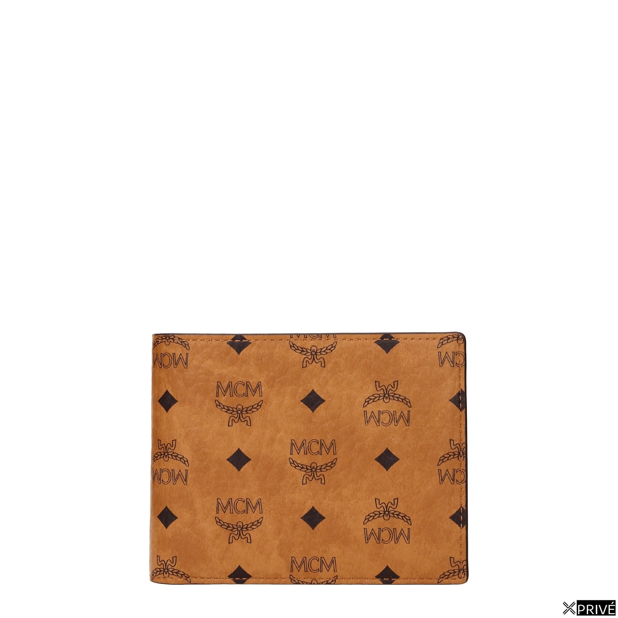 Portefeuille brun en Tissu — 1